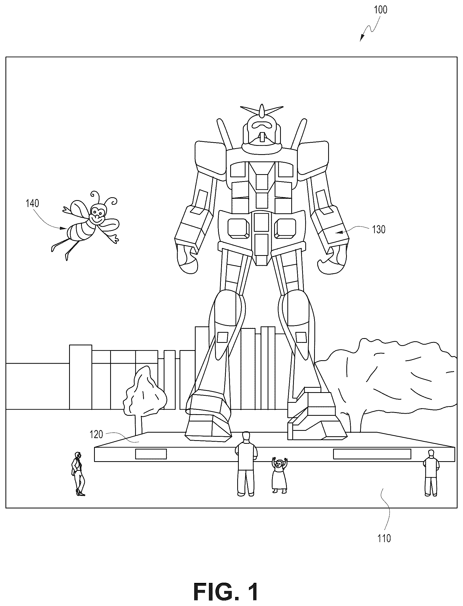 Patent US12591135 Figure 1 – Head-mounted display systems with power saving functionality