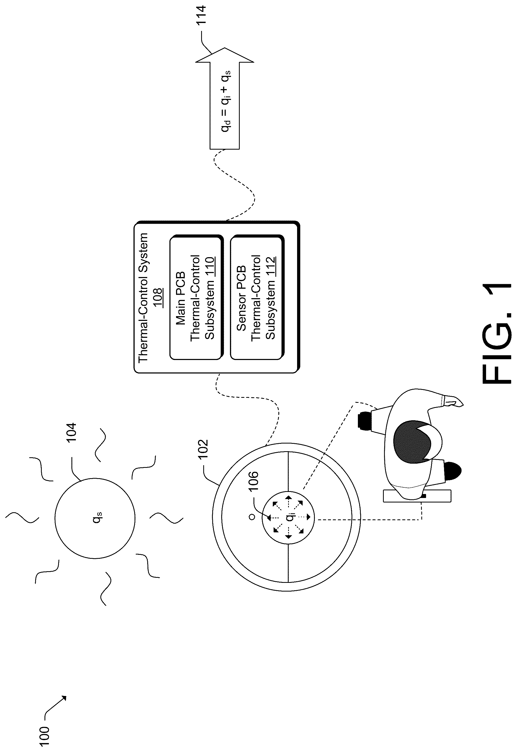 Patent US12591166 — Thermal-control system for a security camera — Figure 1
