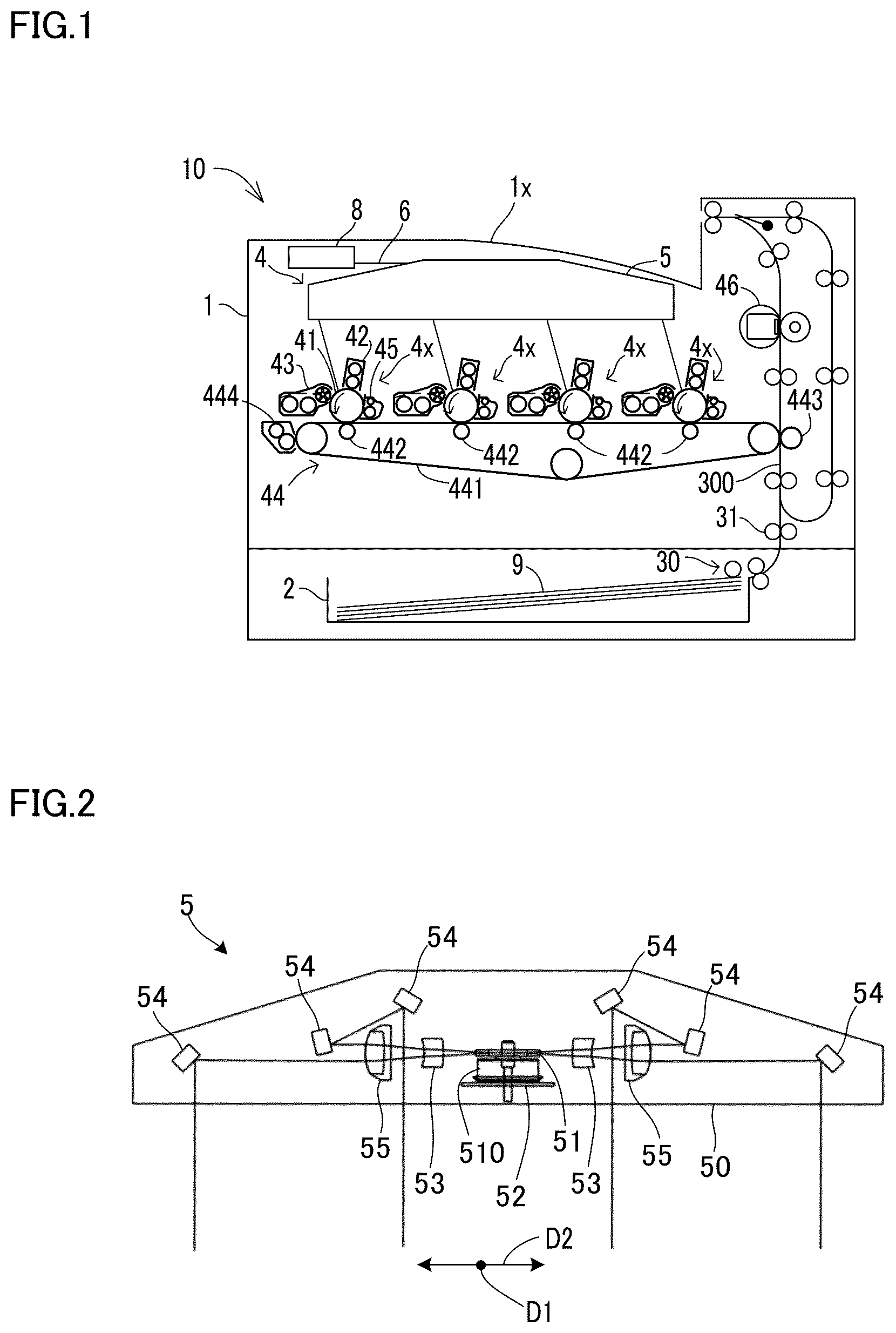 Patent US12591186 Figure 1 – Image forming apparatus having optical scanning unit with wire harness and connector
