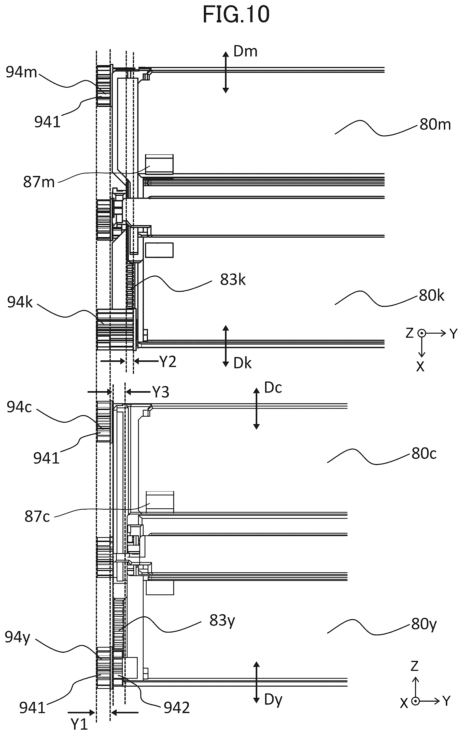 Patent US12591187 Figure 10 – Image forming apparatus