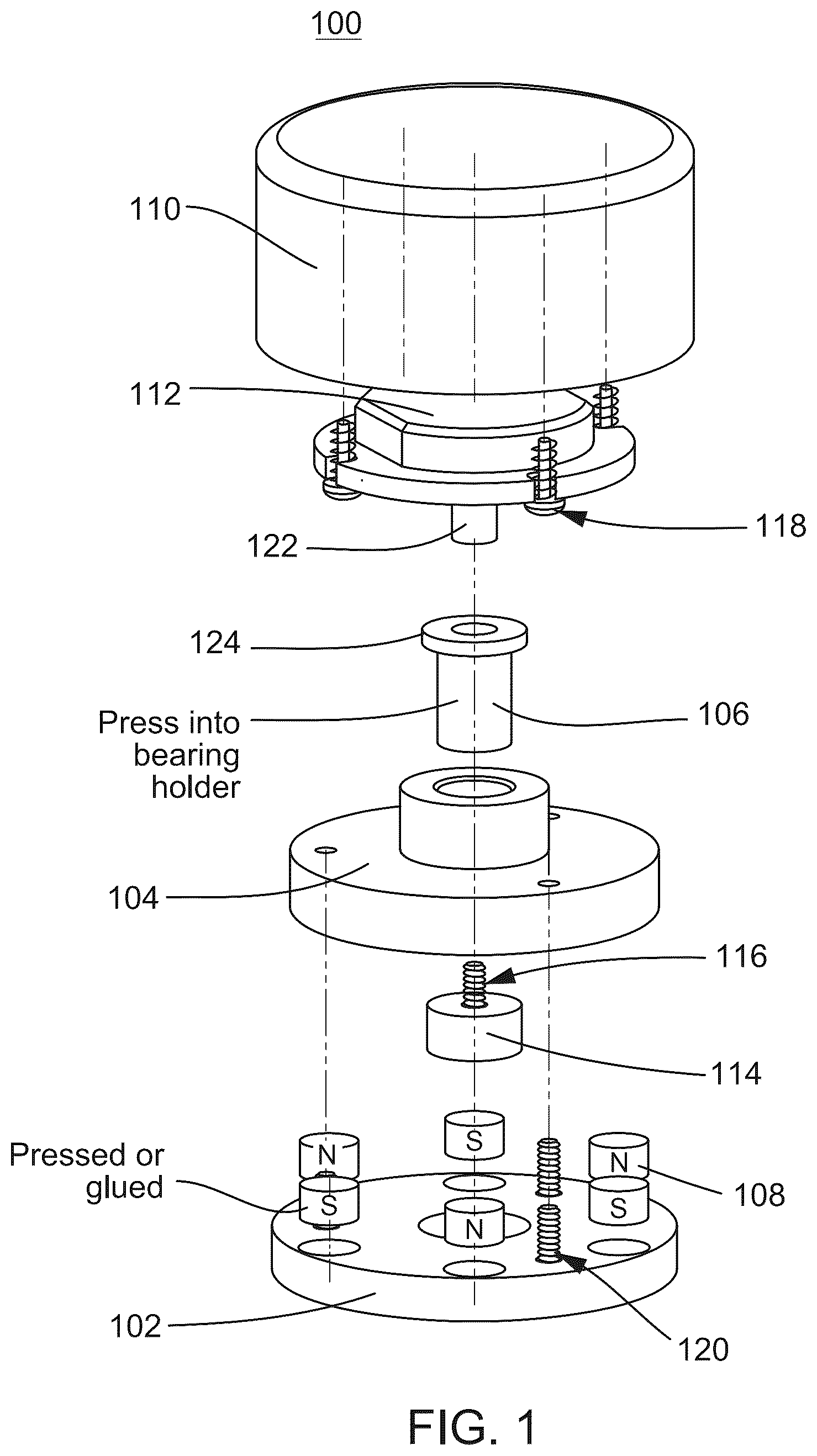 Patent US12591264 — Detachable multi functional control knob assembly — Figure 1