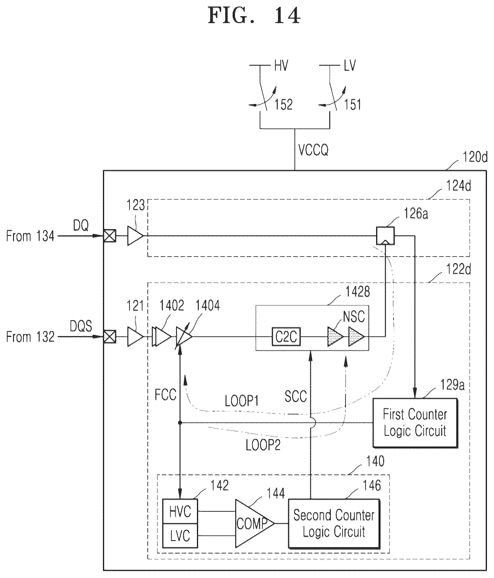 Patent US12591267 Figure 16 – Apparatuses and methods for adjusting skews between data and clock