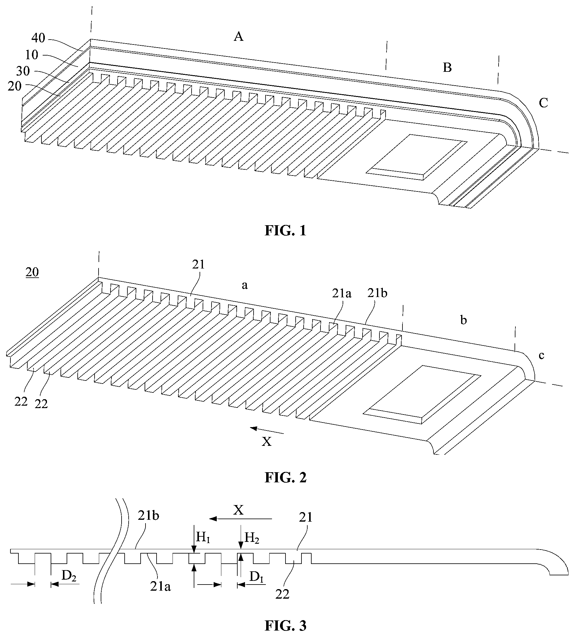 Patent US12591275 — Support and method for manufacturing same, flexible display module, and electronic device — Figure 1
