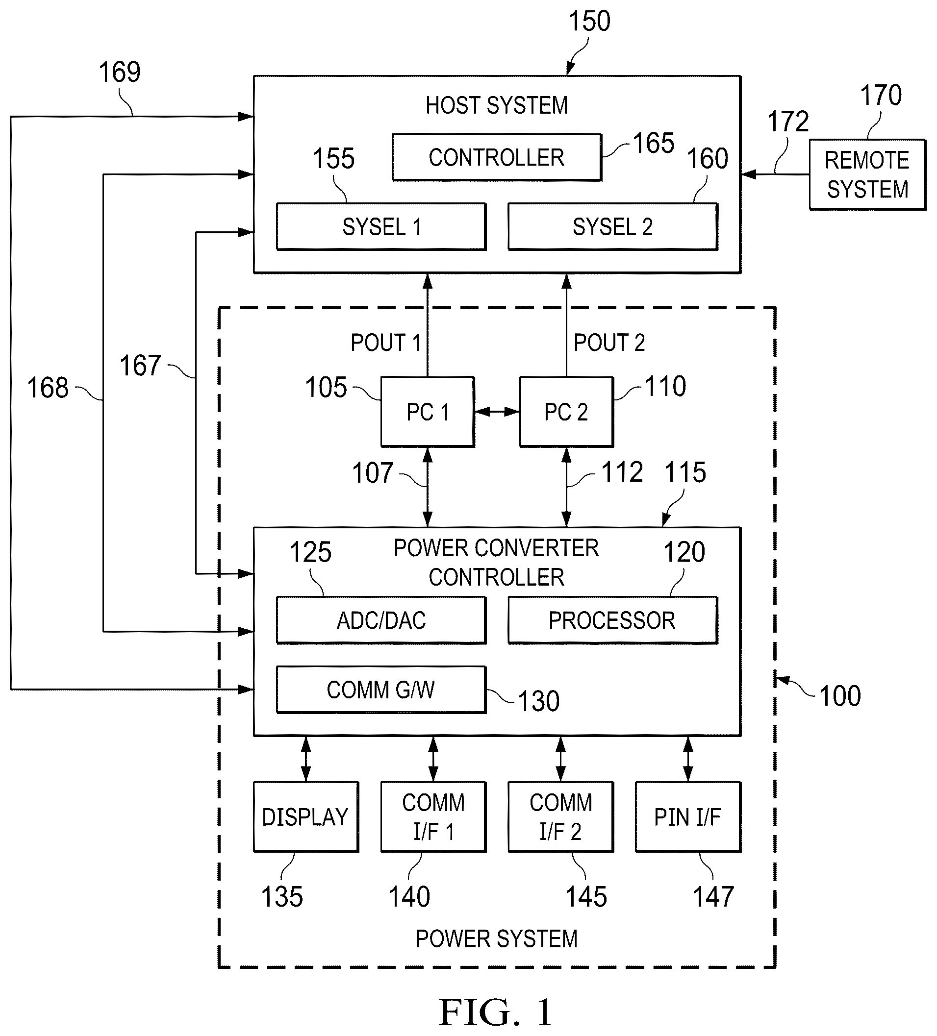 Patent US12591285 — Highly adaptable power system — Figure 1