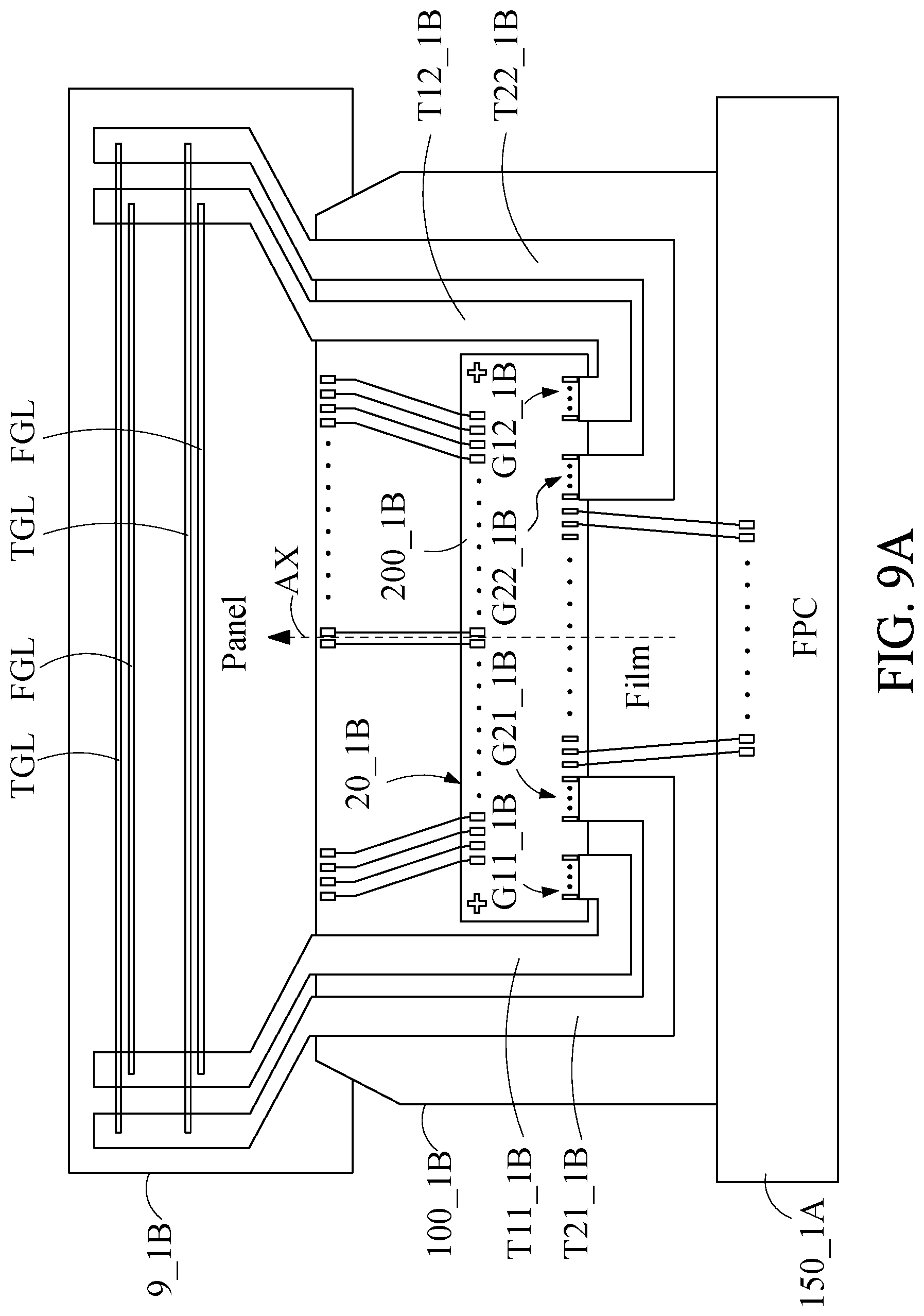 Patent US12591332 Figure 13 – Single-chip device for driving a panel including fingerprint sensing pixels, display pixels and touch sensors, electronic module therefor, and electronic apparatus including the single-chip device