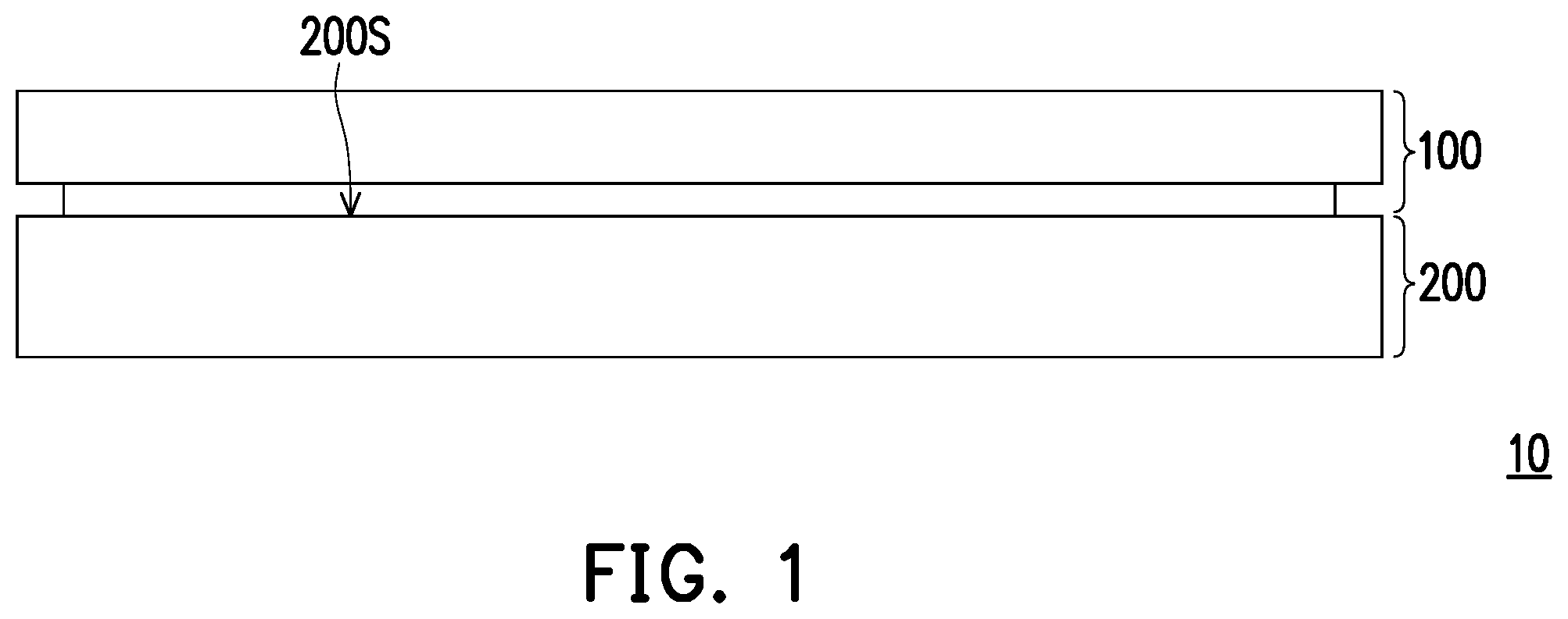 Patent US12591334 Figure 1 – Touch panel and electronic device