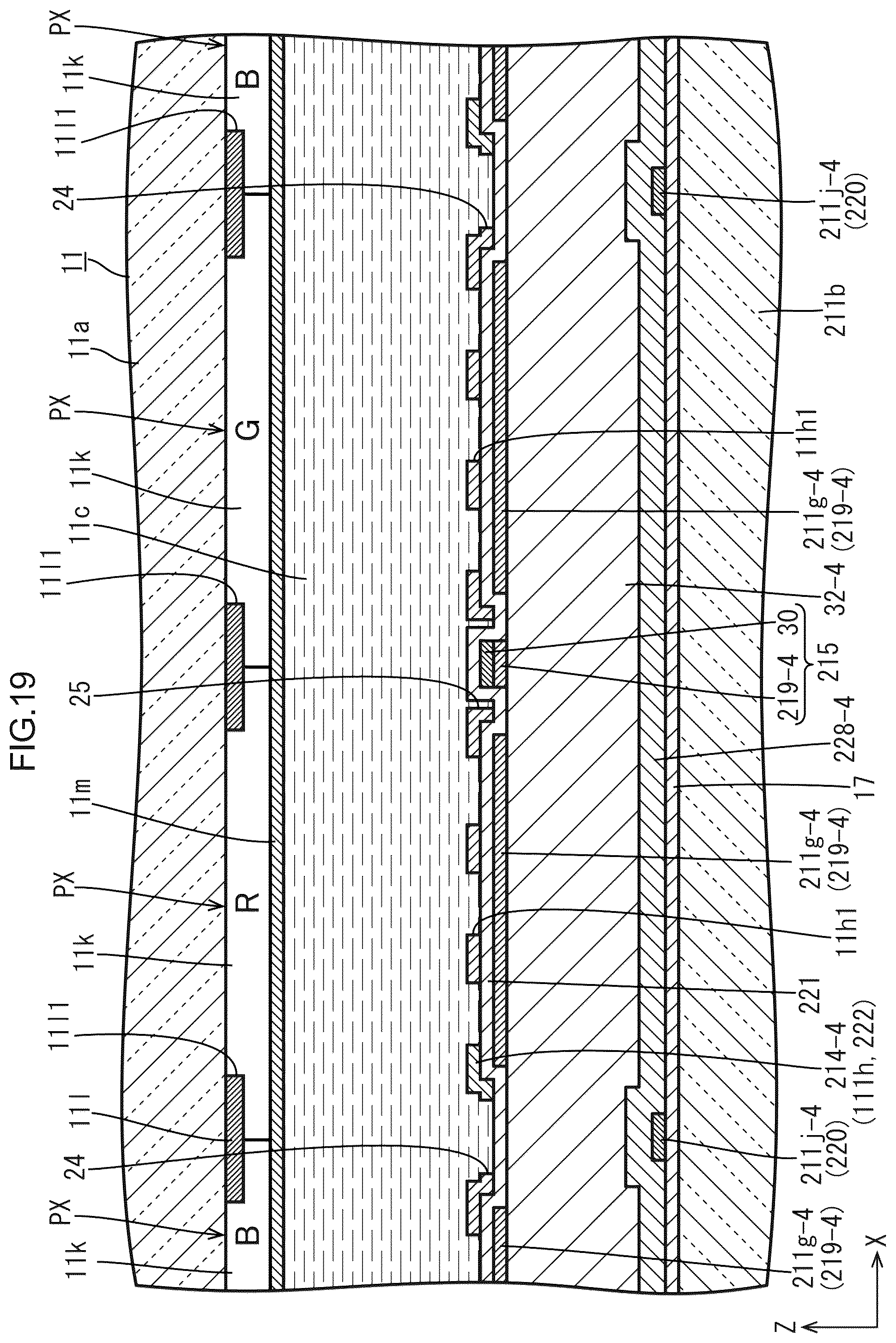 Patent US12591342 Figure 19 – Display device