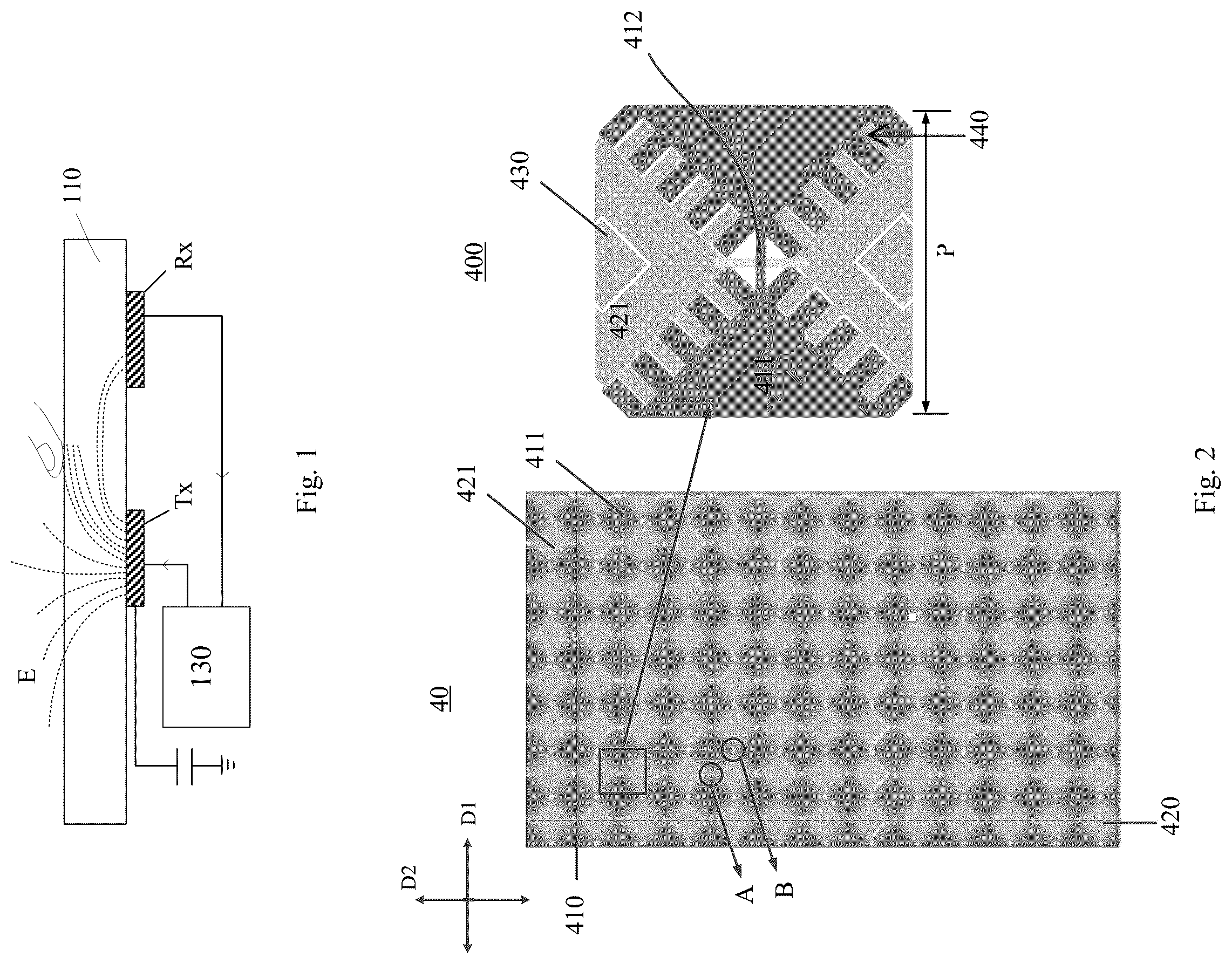Patent US12591345 Figure 1 – Touch structure, display panel and electronic device