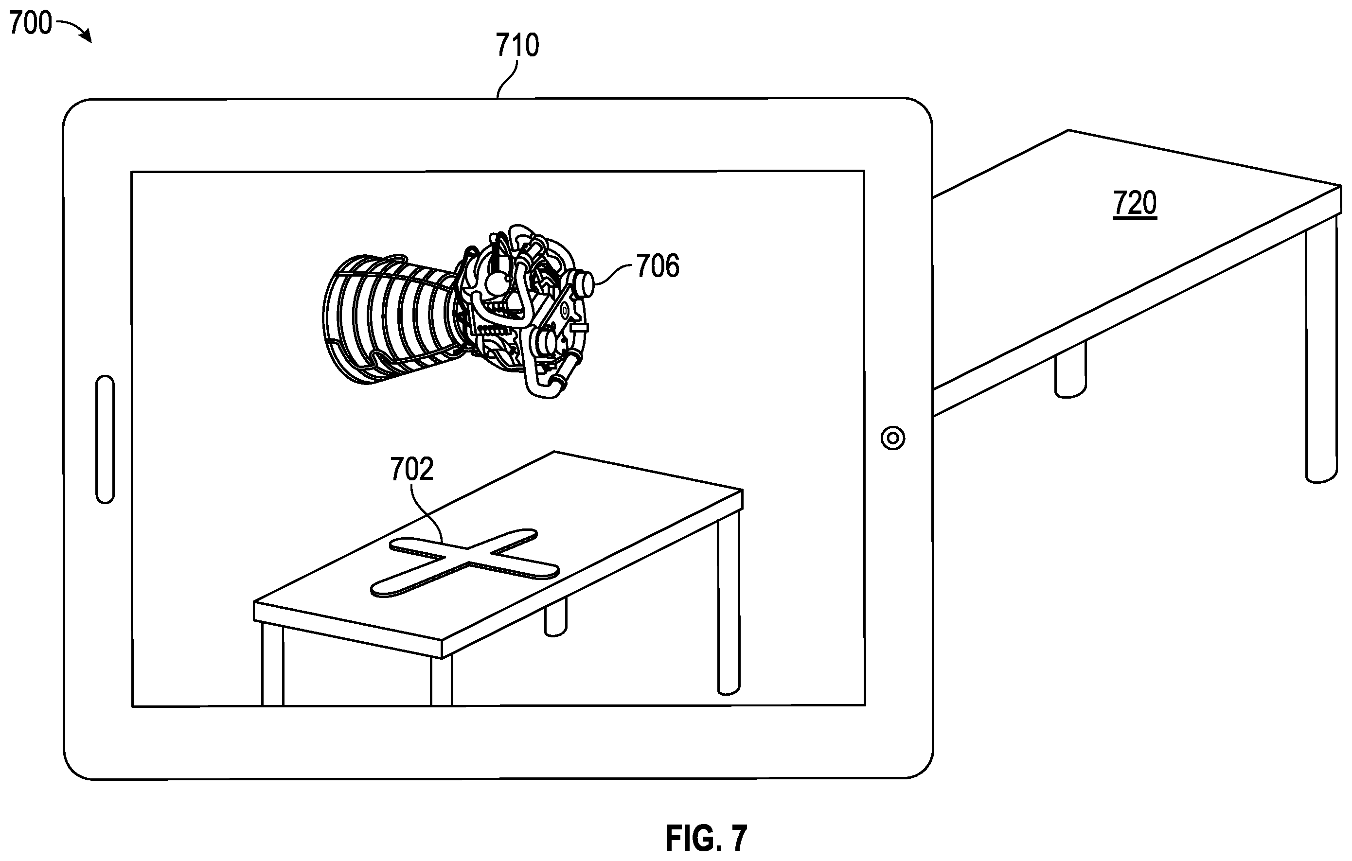 Patent US12591402 Figure 6 – Augmented reality collaboration system with annotation capability