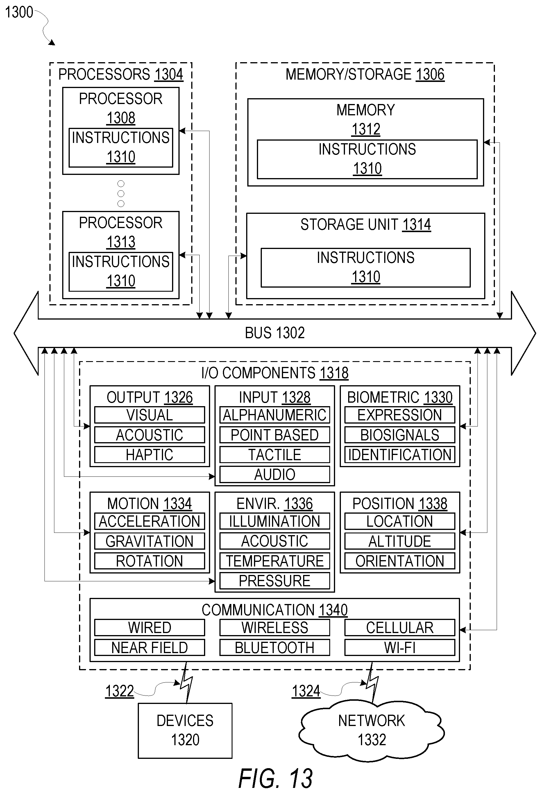 Patent US12591405 Figure 13 – Shared control of a virtual object by multiple devices