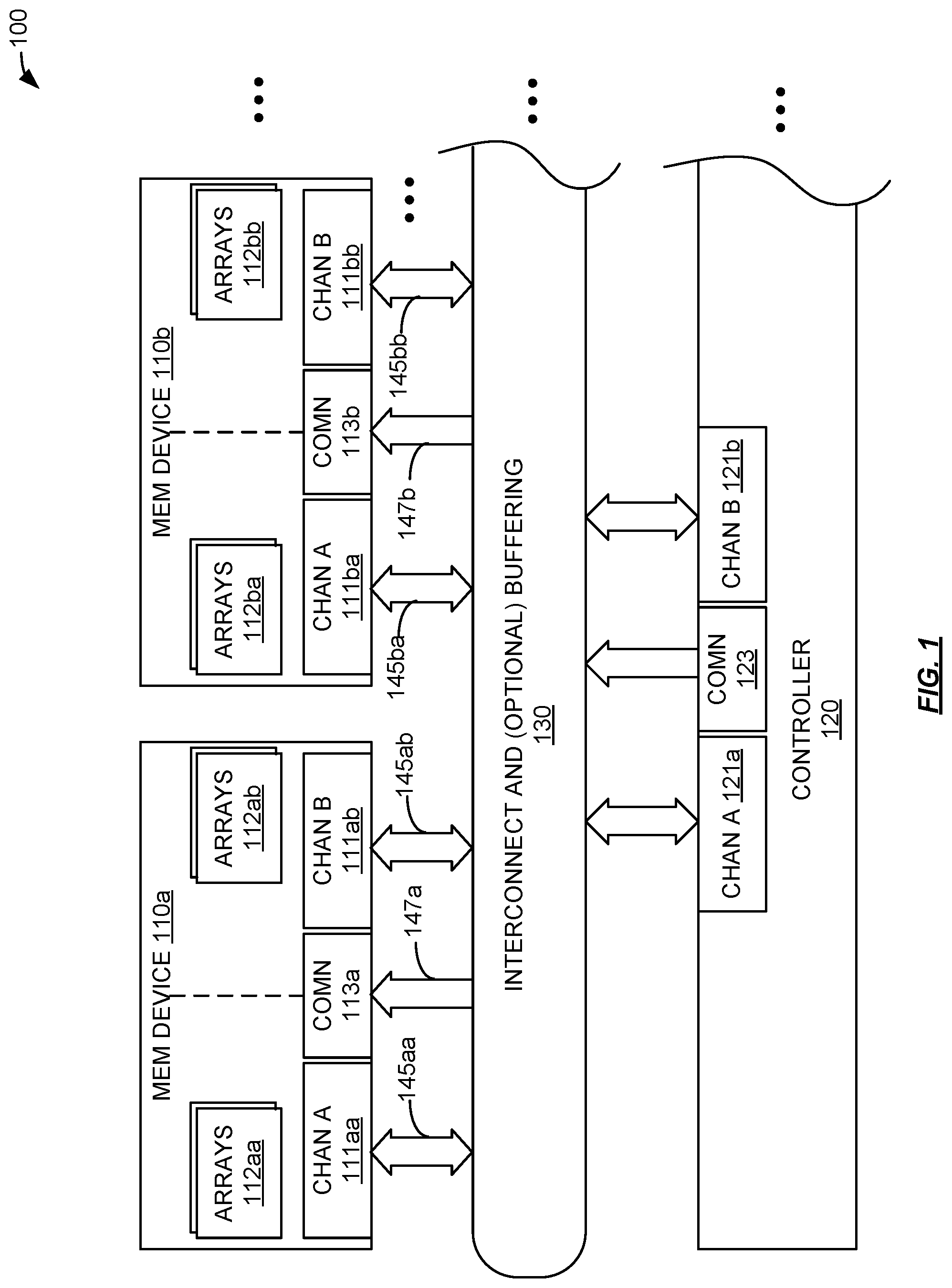 Patent US12591528 — Quad-channel memory module — Figure 1