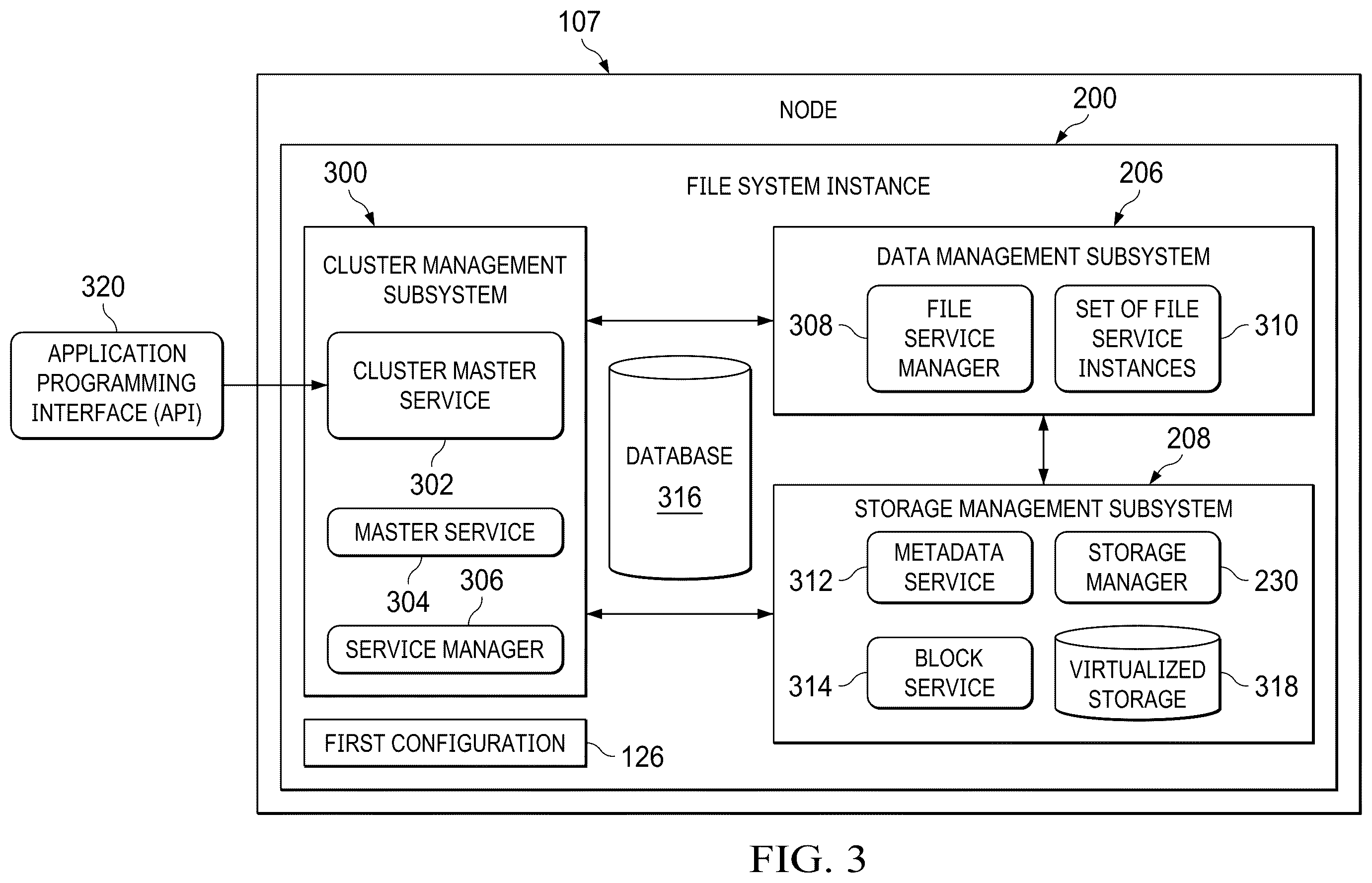 Patent US12591552 Figure 3 – Distributed file system that provides scalability and resiliency