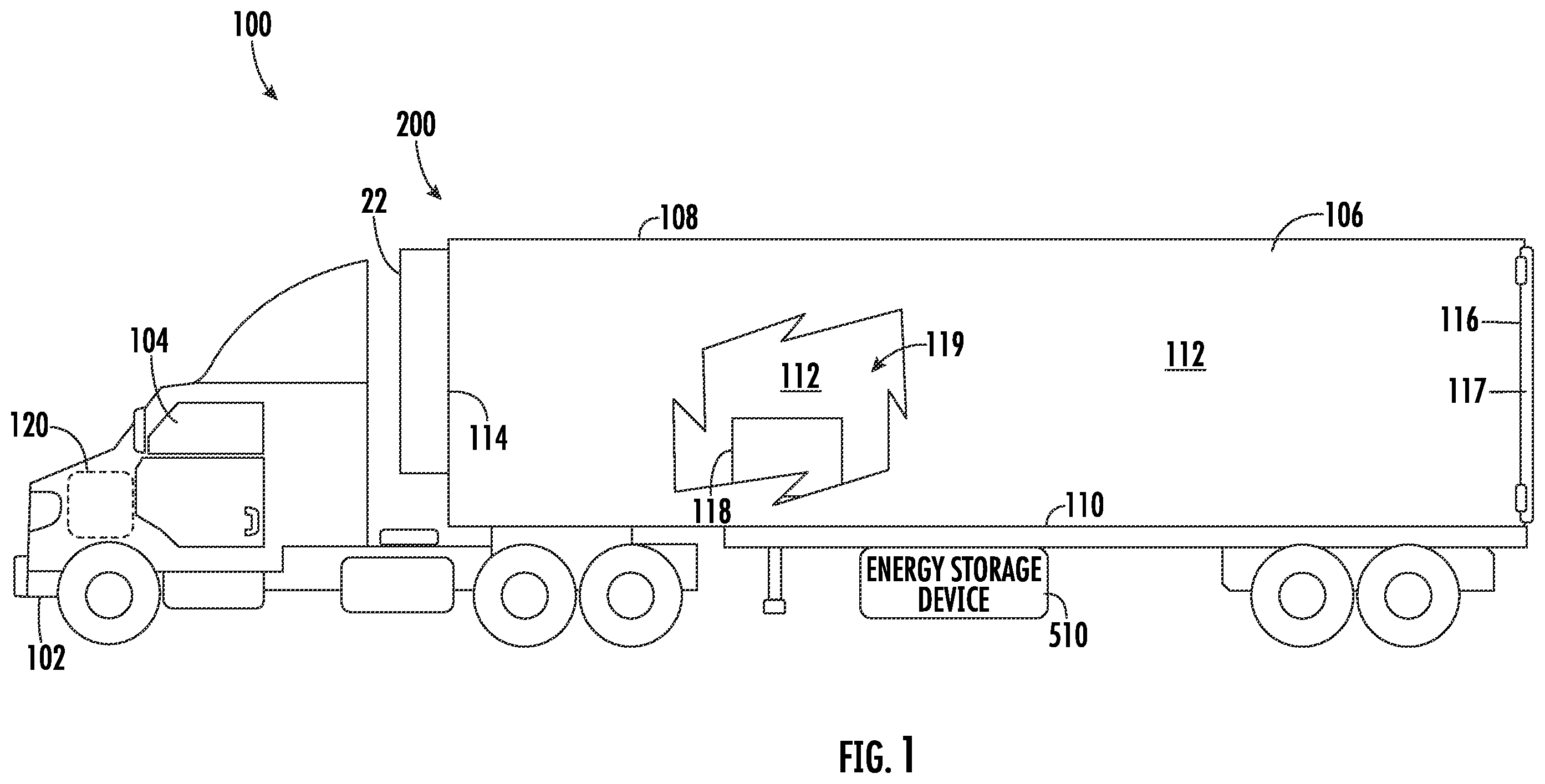 Patent US12591710 — Obfuscating data in controller area network messages for transport refrigeration units — Figure 1