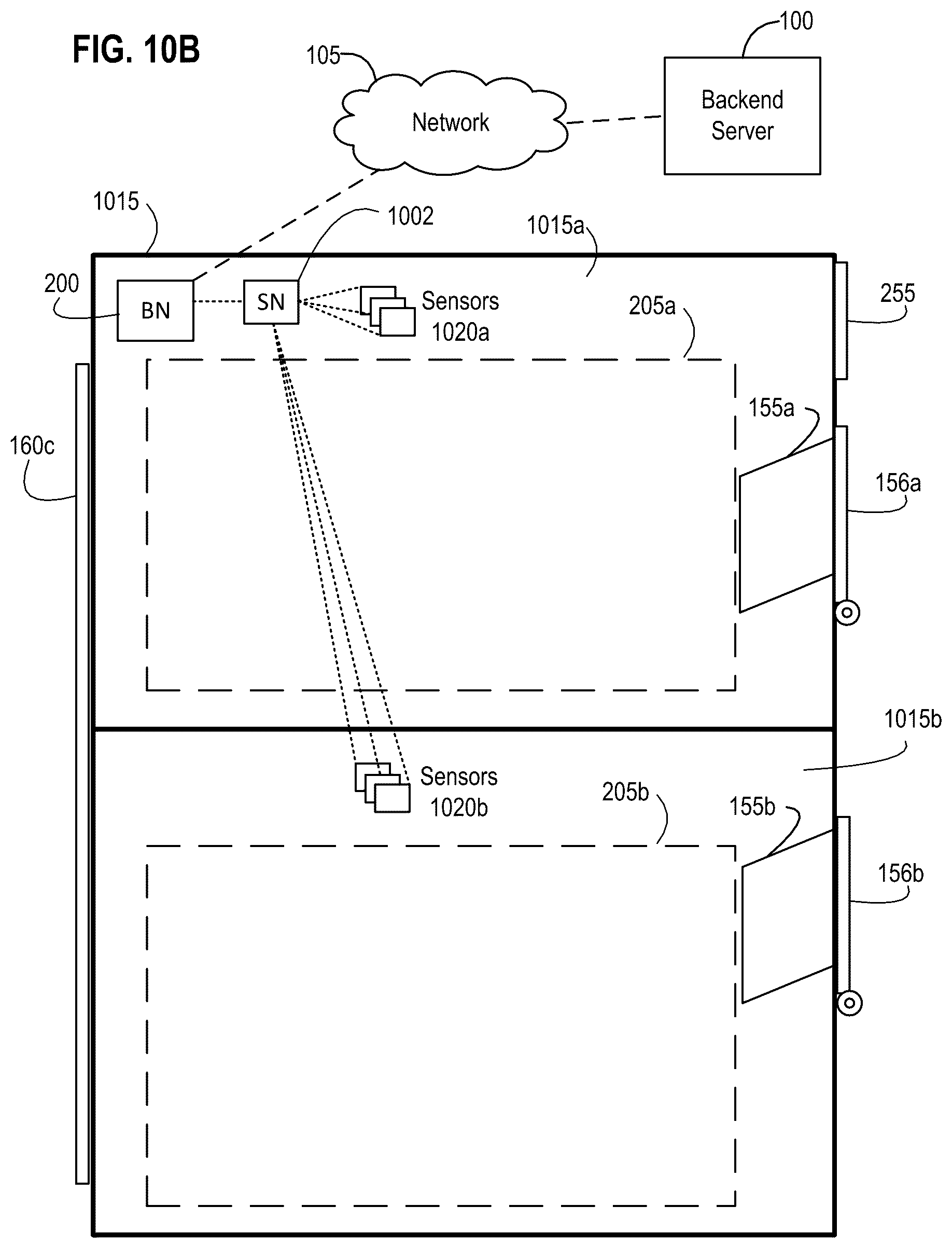 Patent US12591842 Figure 15 – Node-enabled logistics receptacle apparatus, systems, and methods with a deployable storage element for receiving and temporarily maintaining a delivery item