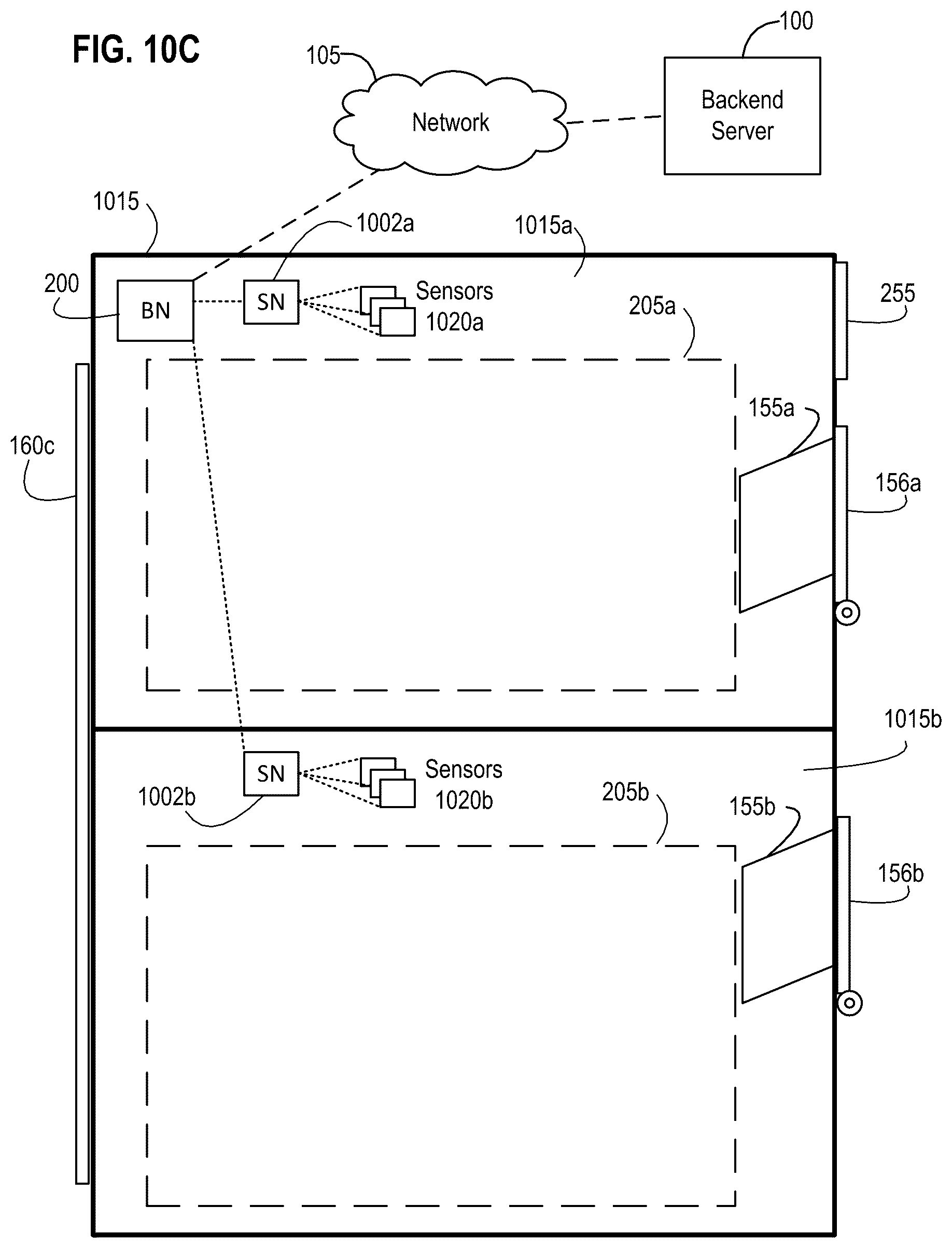Patent US12591842 Figure 16 – Node-enabled logistics receptacle apparatus, systems, and methods with a deployable storage element for receiving and temporarily maintaining a delivery item