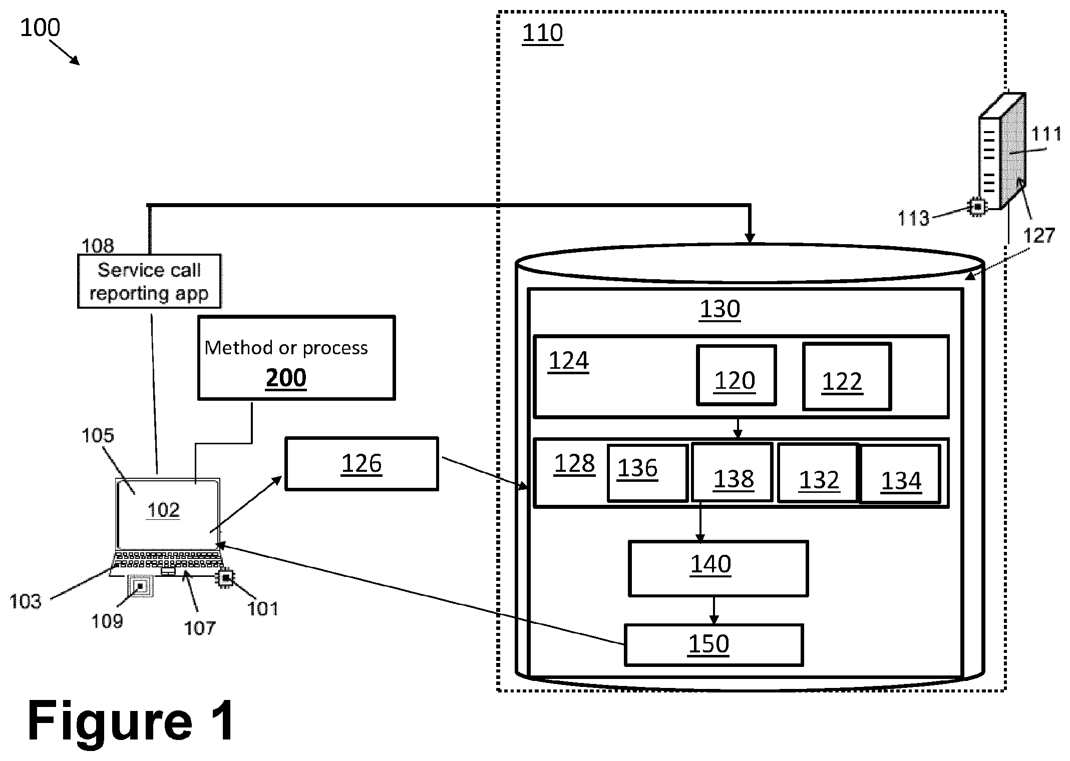 Patent US12591857 — Maintenance history visualizer to facilitate solving intermittent problems — Figure 1