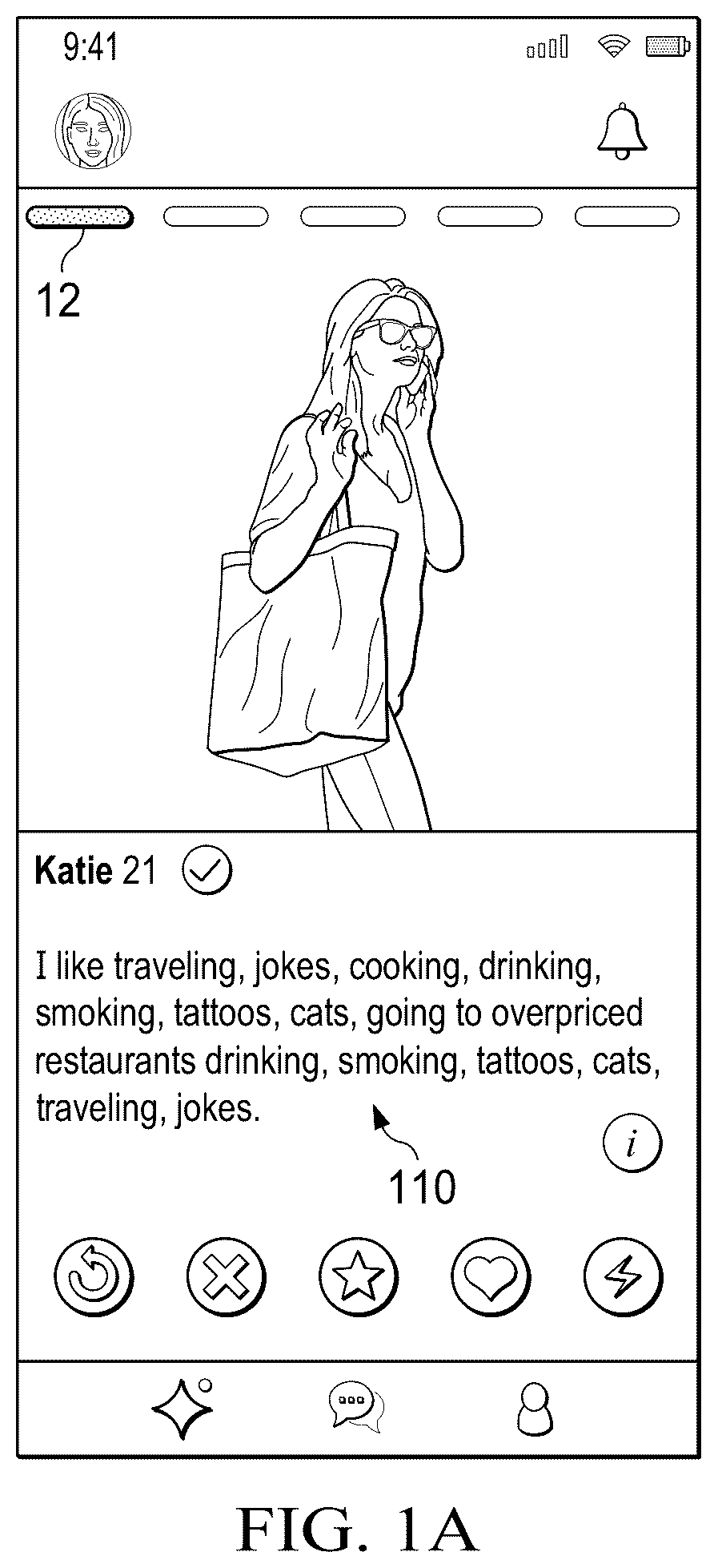 Patent US12591863 — System and method for user communication in a network — Figure 1