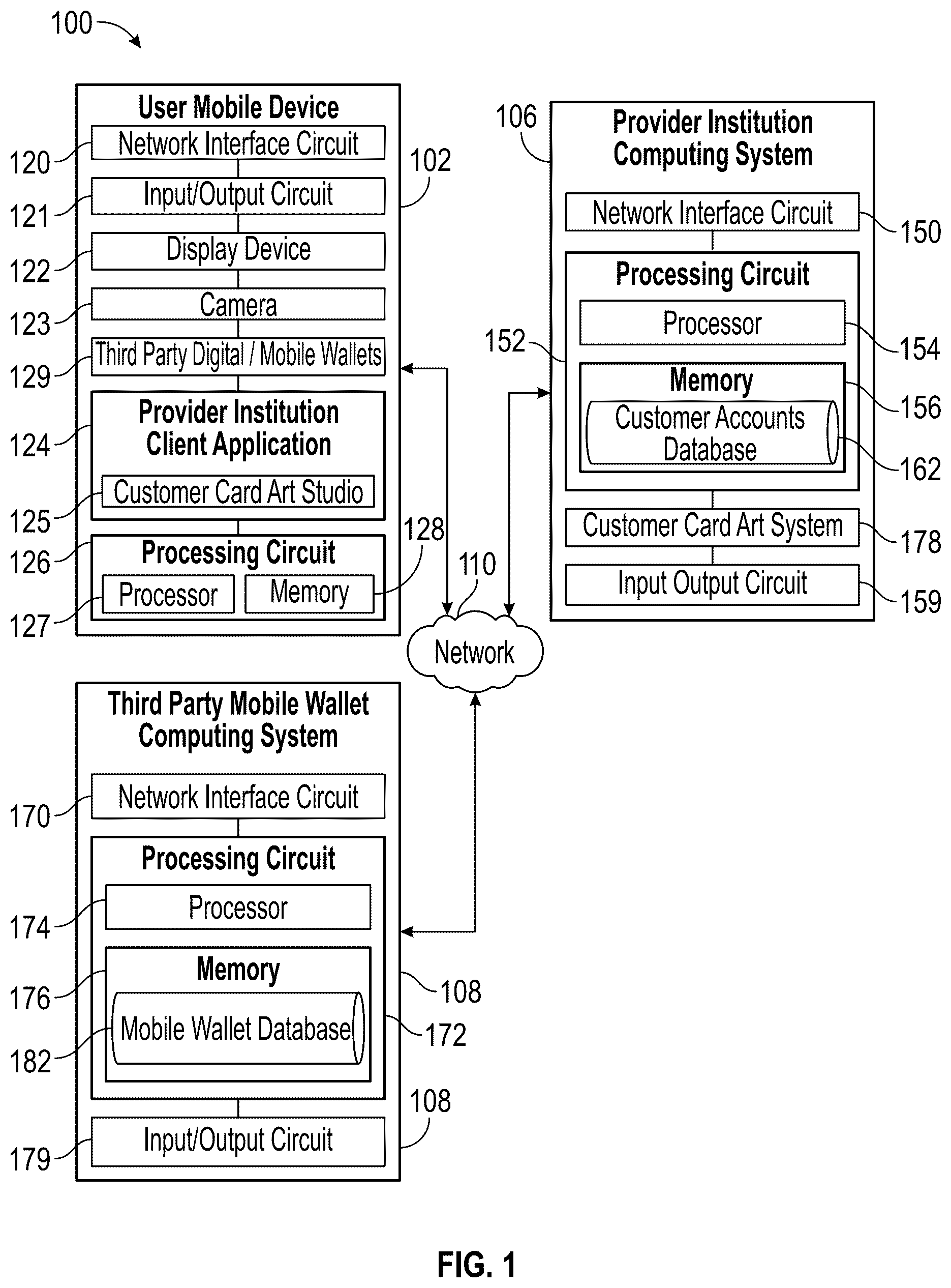 Patent US12591878 — Systems and methods for enabling customized digital objects in multiple environments — Figure 1