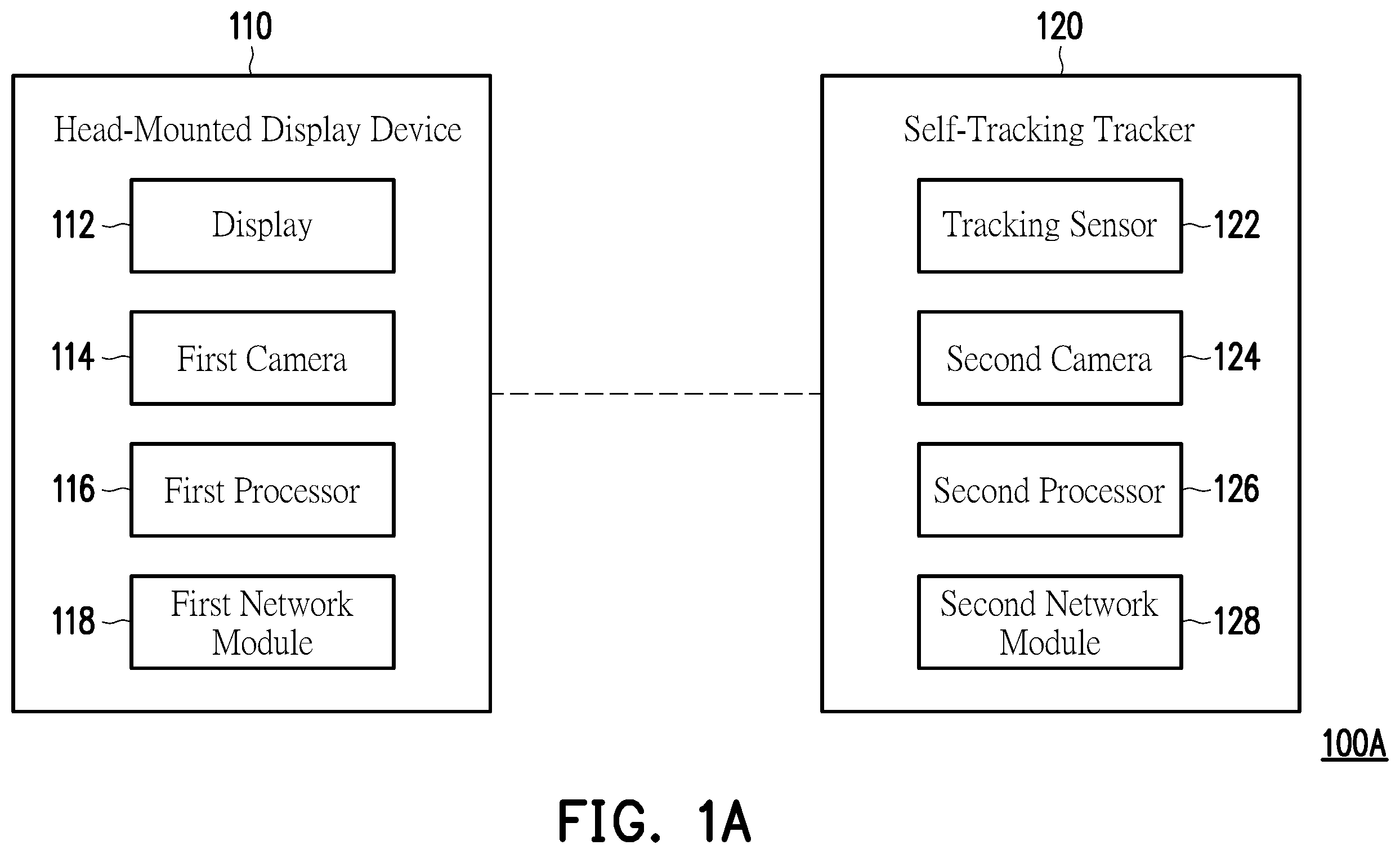 Patent US12592020 — Tracking system, tracking method, and self-tracking tracker — Figure 1