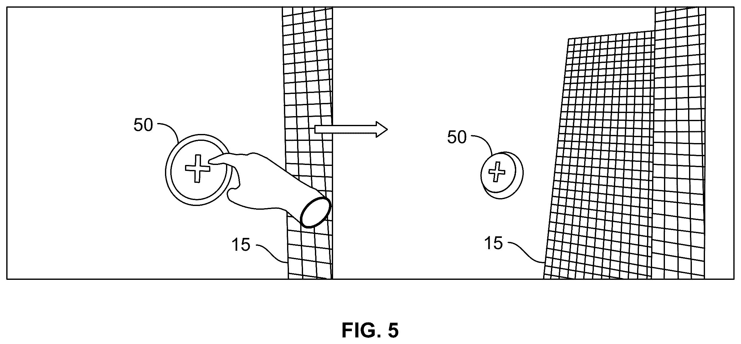 Patent US12592050 Figure 5 – Cheating deterrence with virtual scratch paper