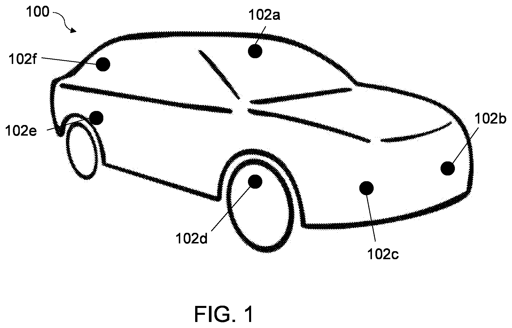 Patent US12592100 — Vehicle-based data optimization — Figure 1