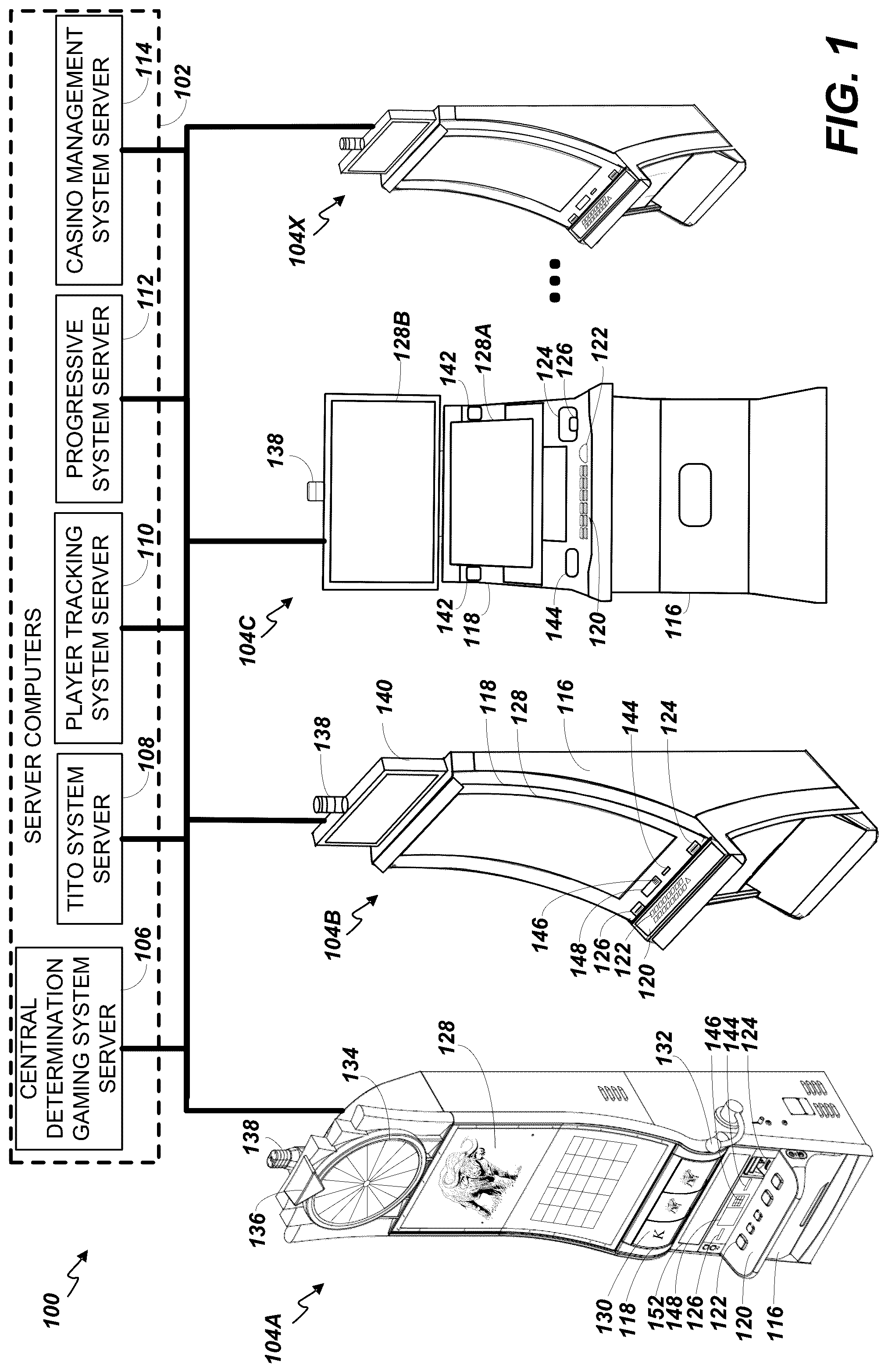 Patent US12592117 — Device for stabilizing gaming machine — Figure 1