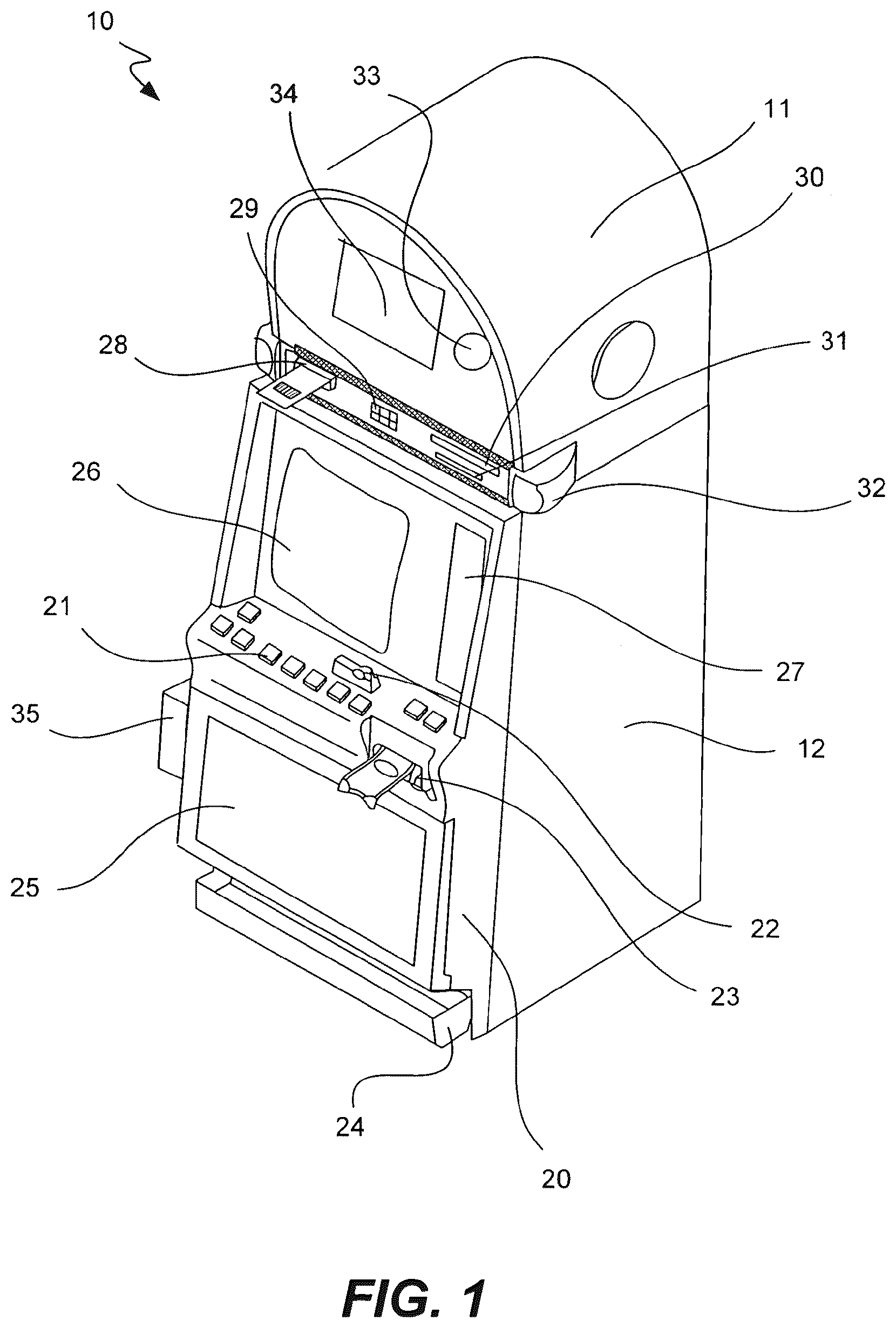 Patent US12592121 — Game access device with privileges — Figure 1