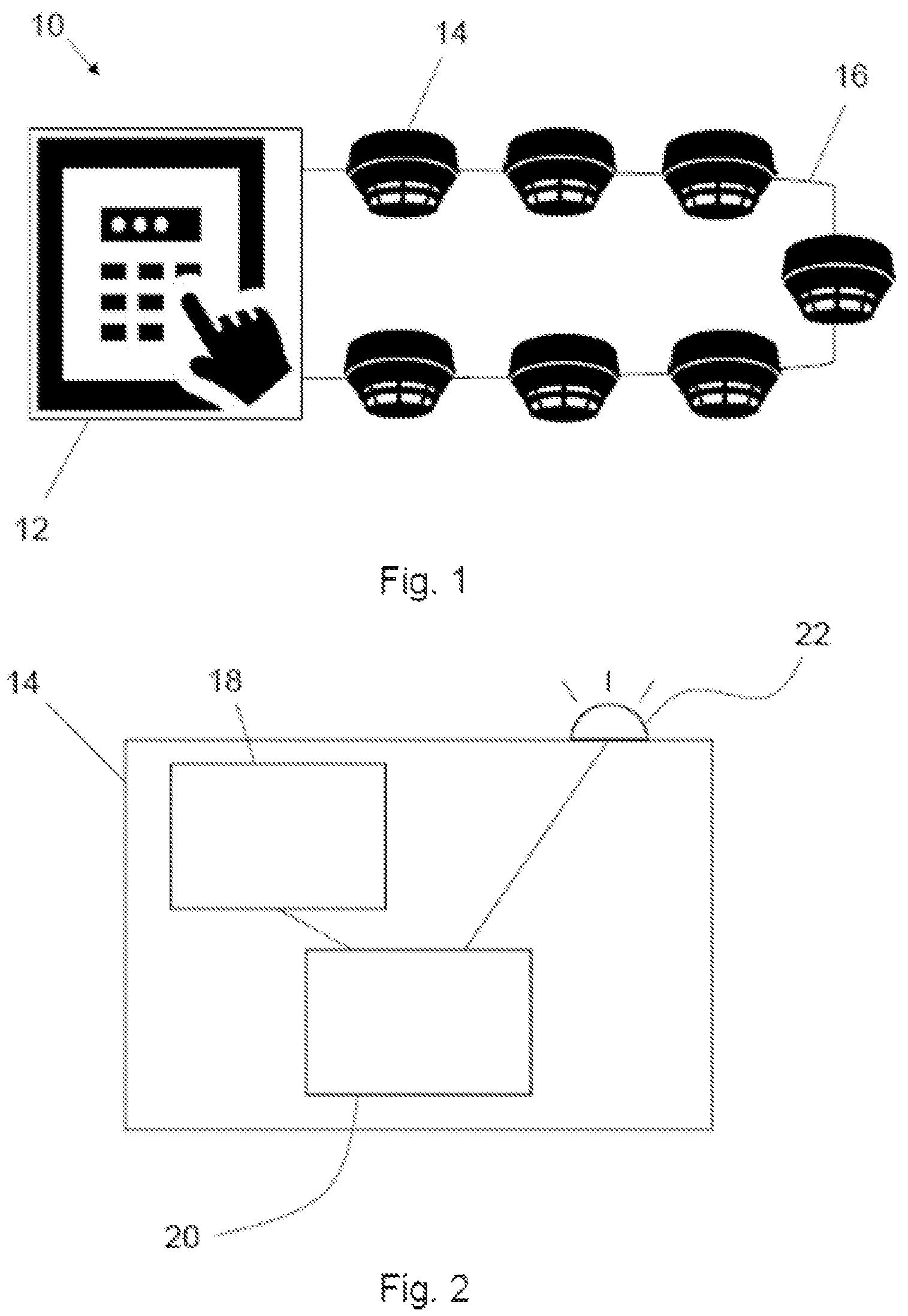 Patent US12592145 — Fire detection system testing — Figure 1