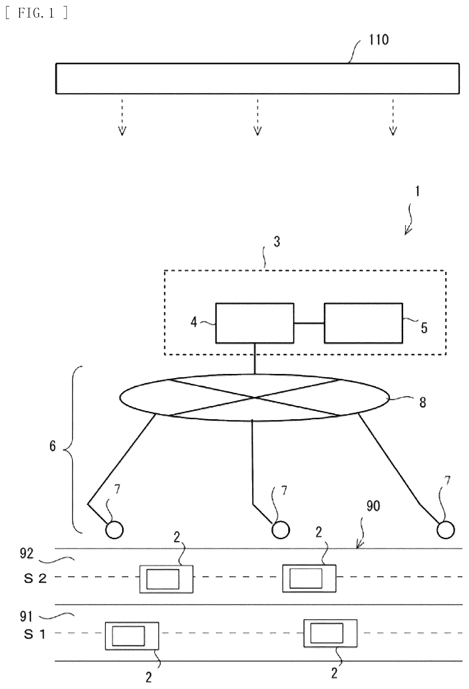 Patent US12592148 — Vehicle traffic control system — Figure 1
