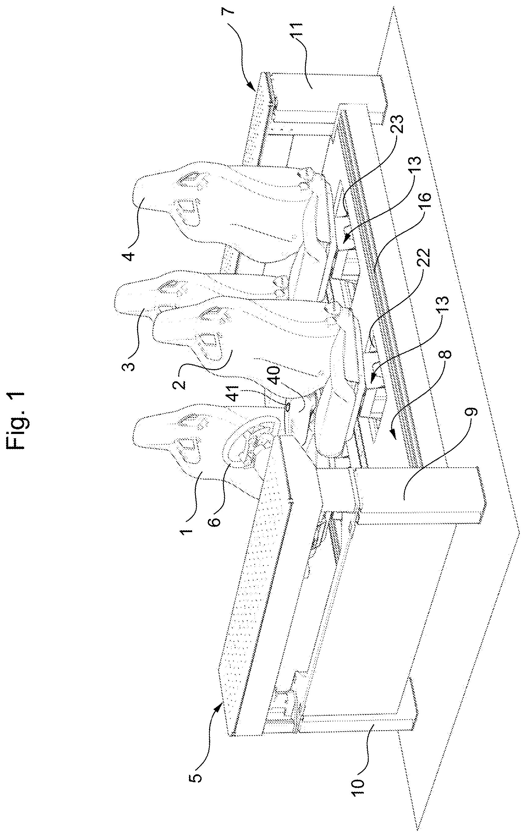 Patent US12592166 Figure 1 – Device for the creation and management of style prototypes with the integration of physical and virtual tools
