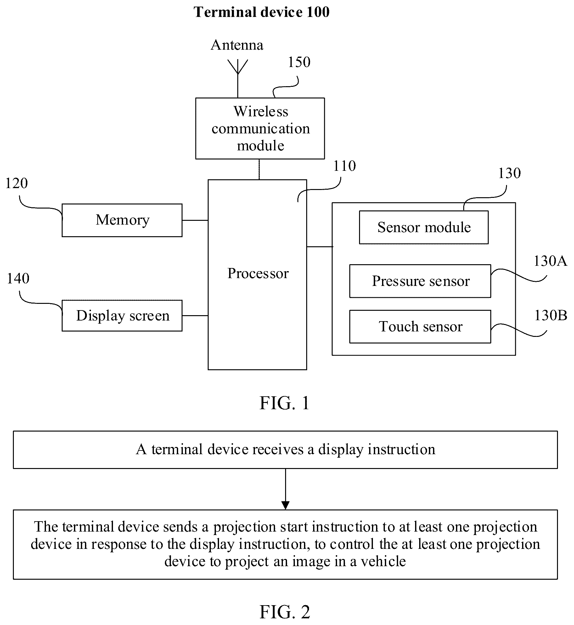 Patent US12592170 — Display control method and terminal device for vehicles — Figure 1