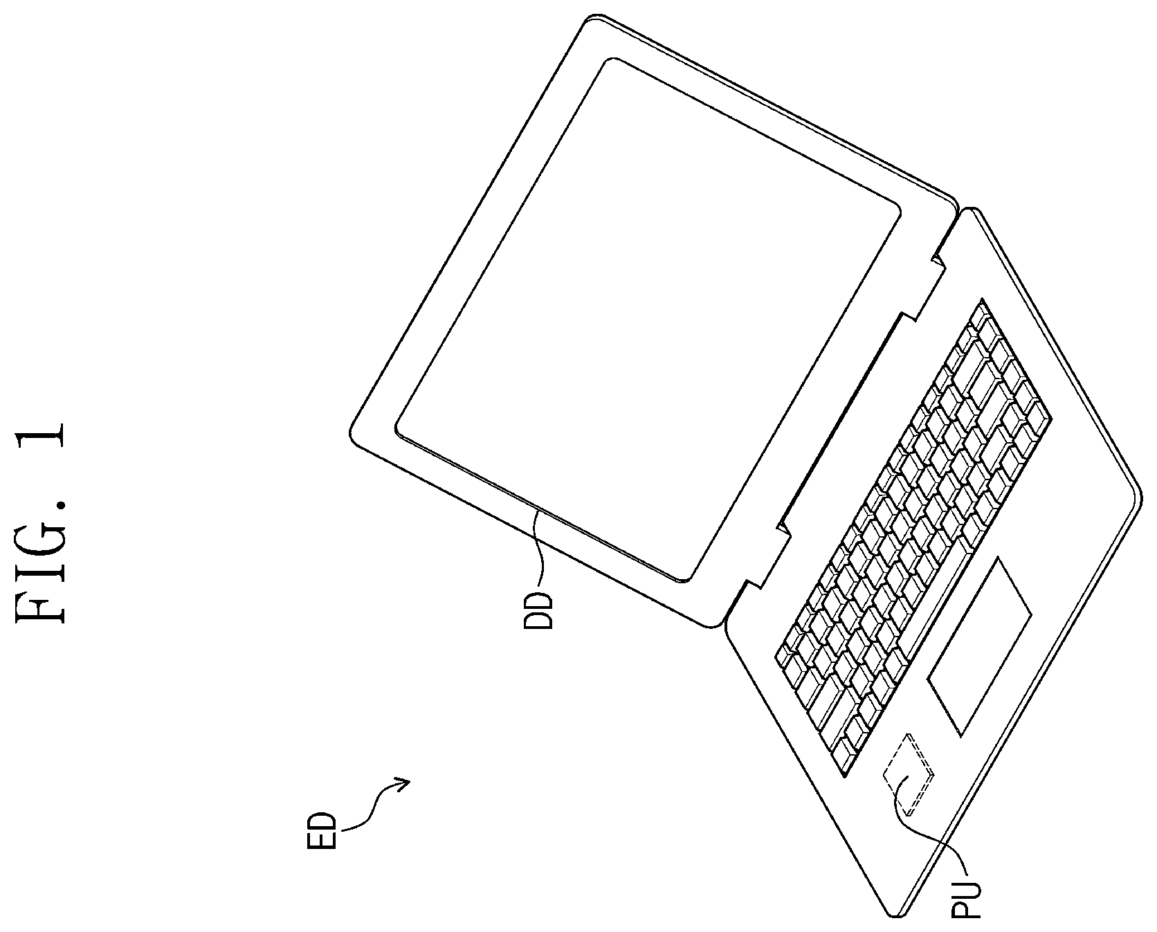 Patent US12592180 — Display device — Figure 1
