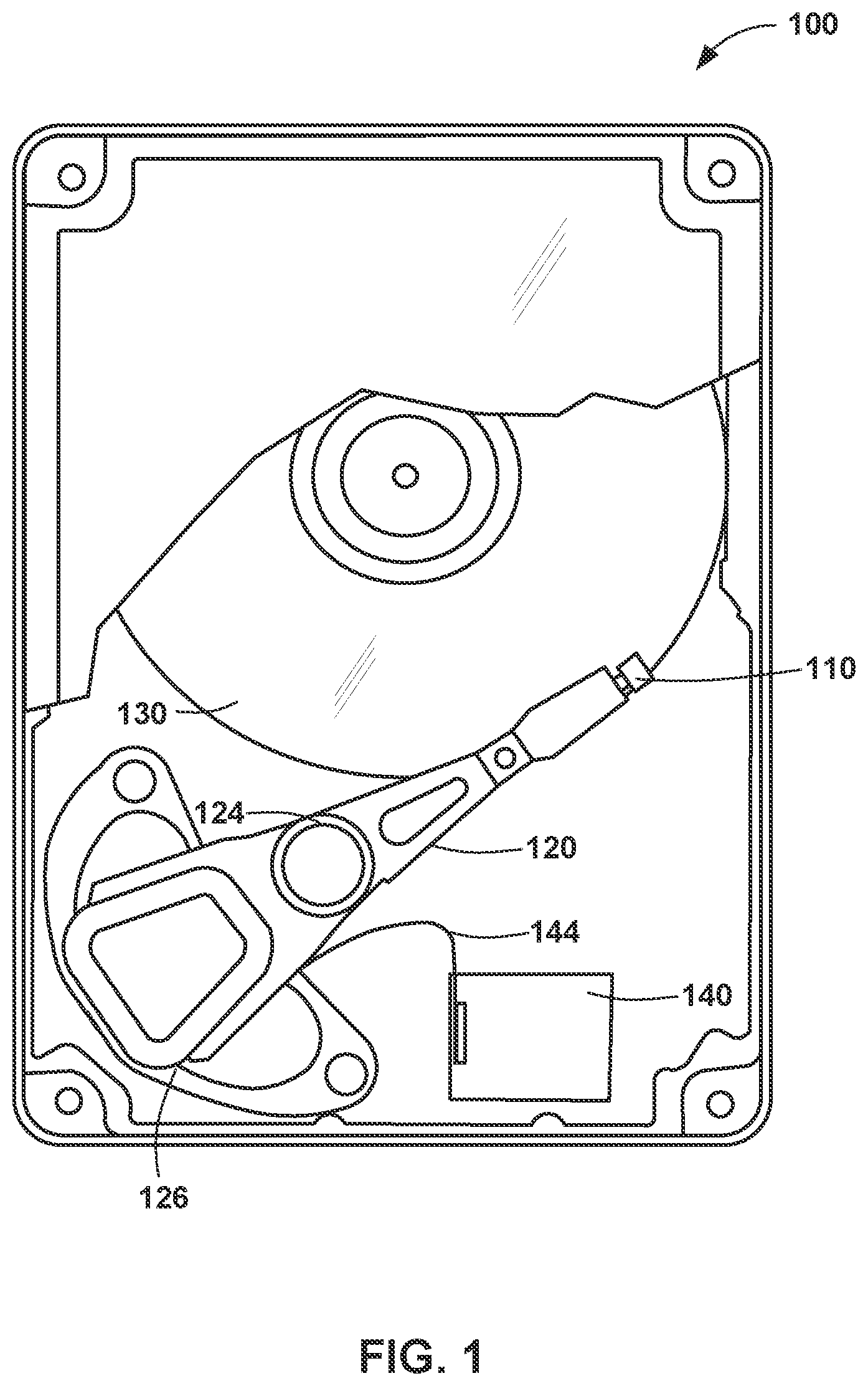 Patent US12592249 — Heat assisted magnetic recording writer having a notched write pole — Figure 1