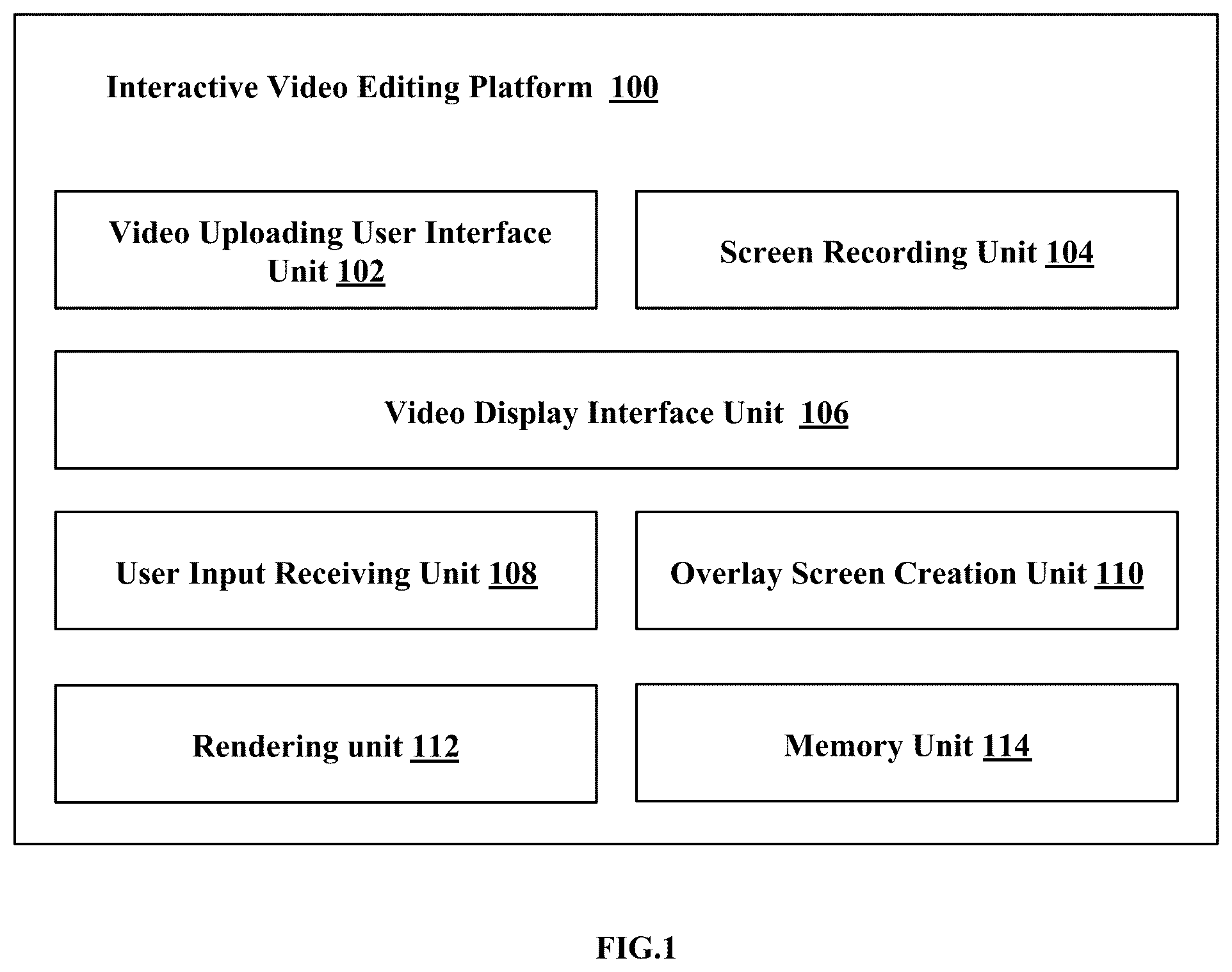 Patent US12592258 — Method and apparatus for interactive video editing platform to create overlay videos to enhance entertainment video games with educational content — Figure 1
