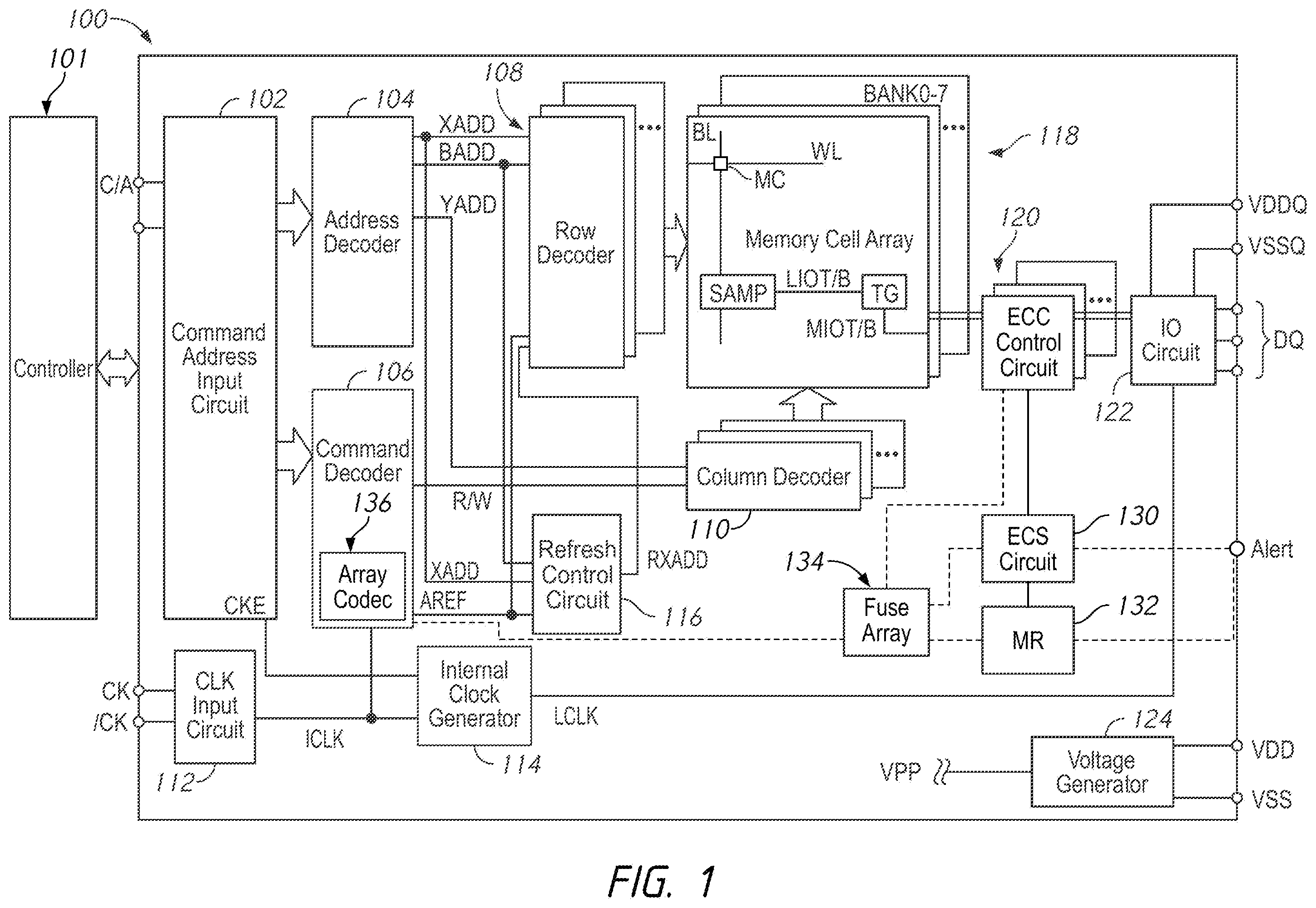 Patent US12592294 — Apparatuses, systems, and methods for storing error information and providing recommendations based on same — Figure 1