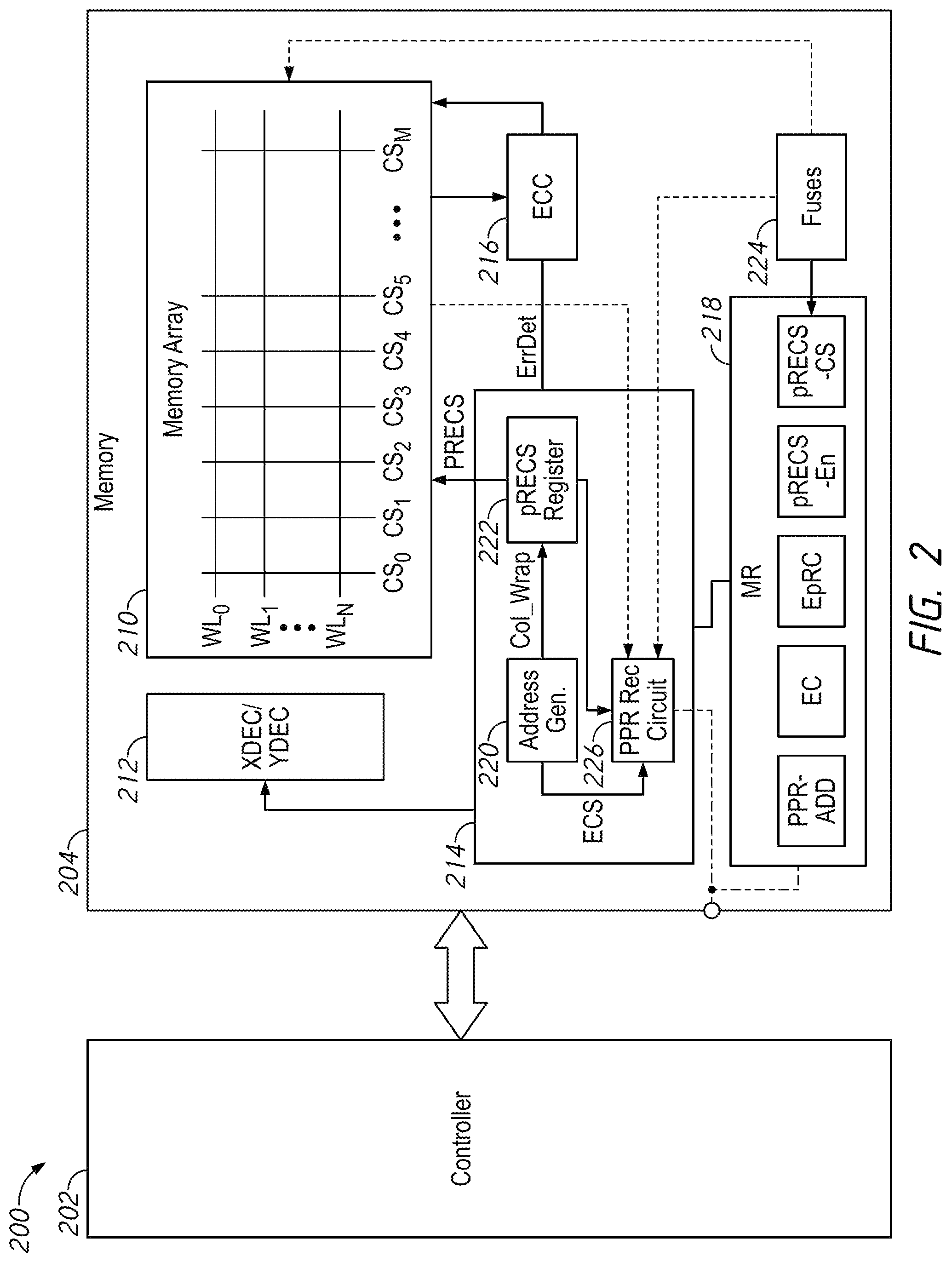 Patent US12592294 Figure 2 – Apparatuses, systems, and methods for storing error information and providing recommendations based on same