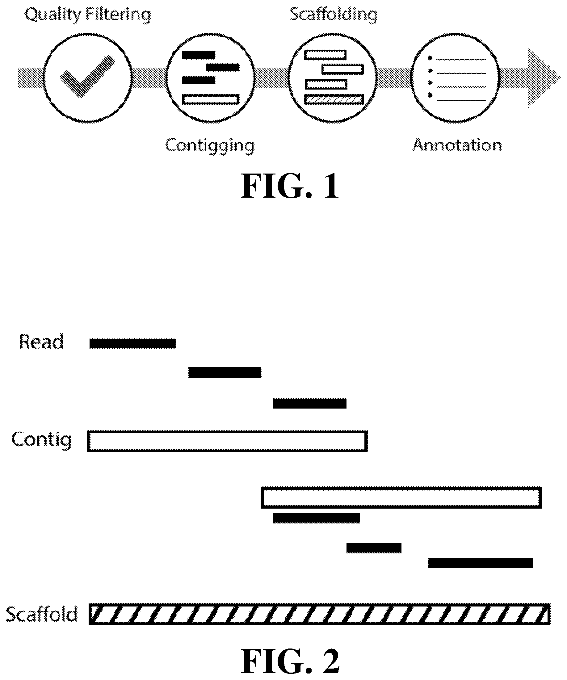 Patent US12592297 — Method of aligning strings of characters representing genomic data and related hardware device — Figure 1