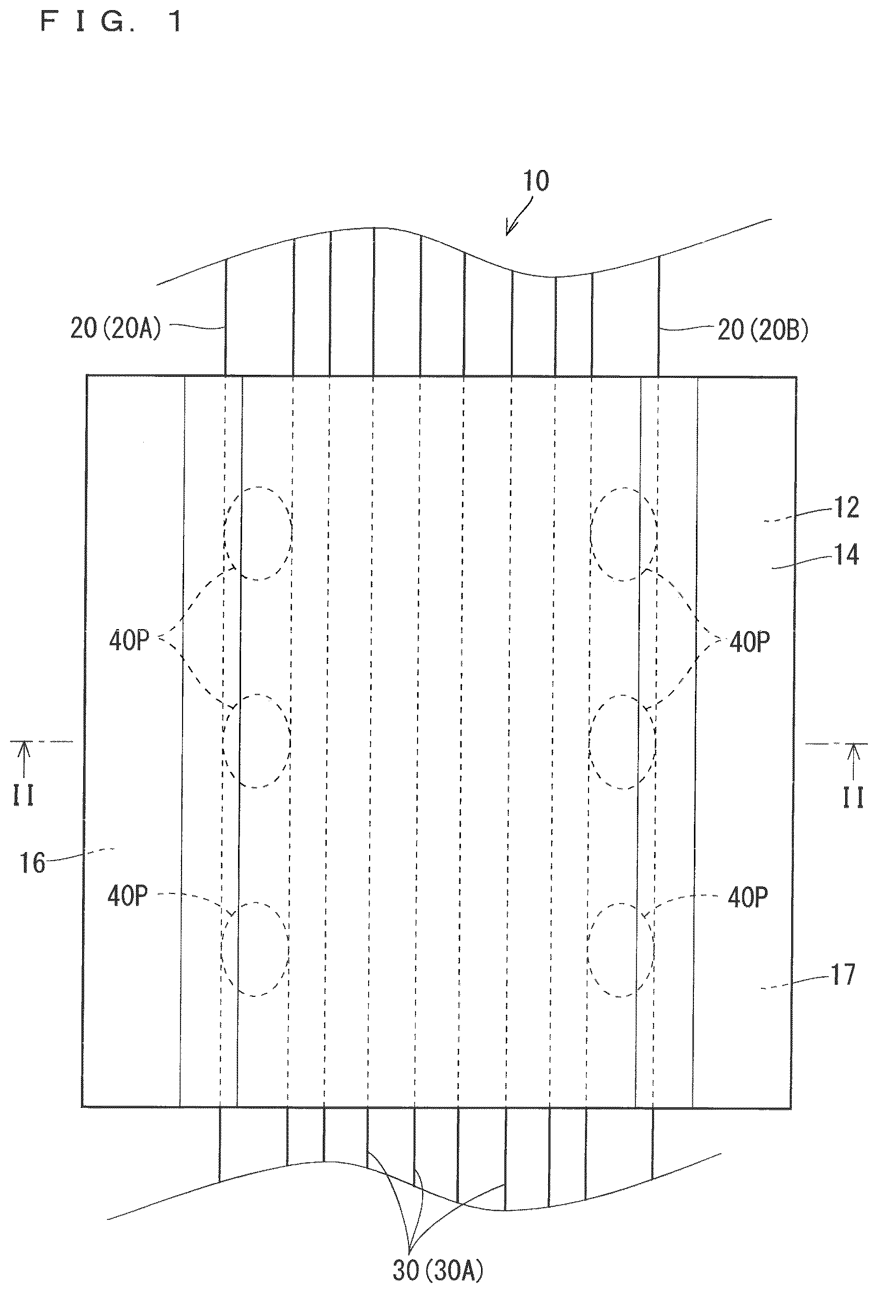 Patent US12592327 Figure 1 – Wiring member