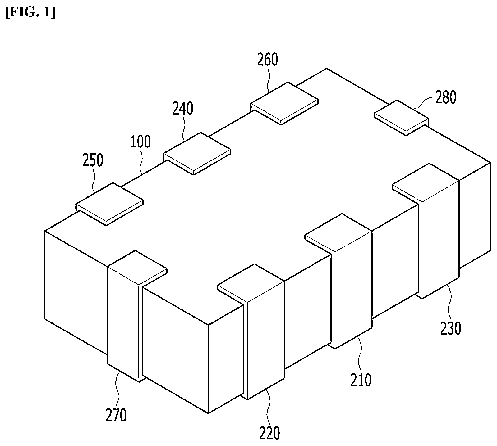 Patent US12592336 Figure 1 – Laminated common mode filter