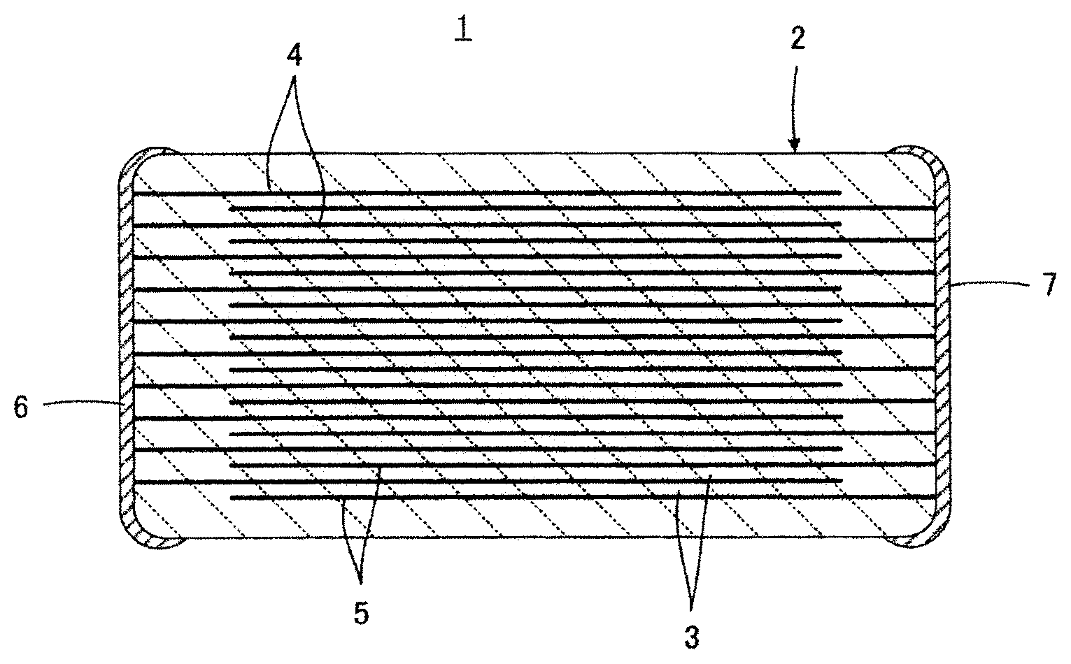 Patent US12592339 Figure 1 – Multilayer ceramic capacitor
