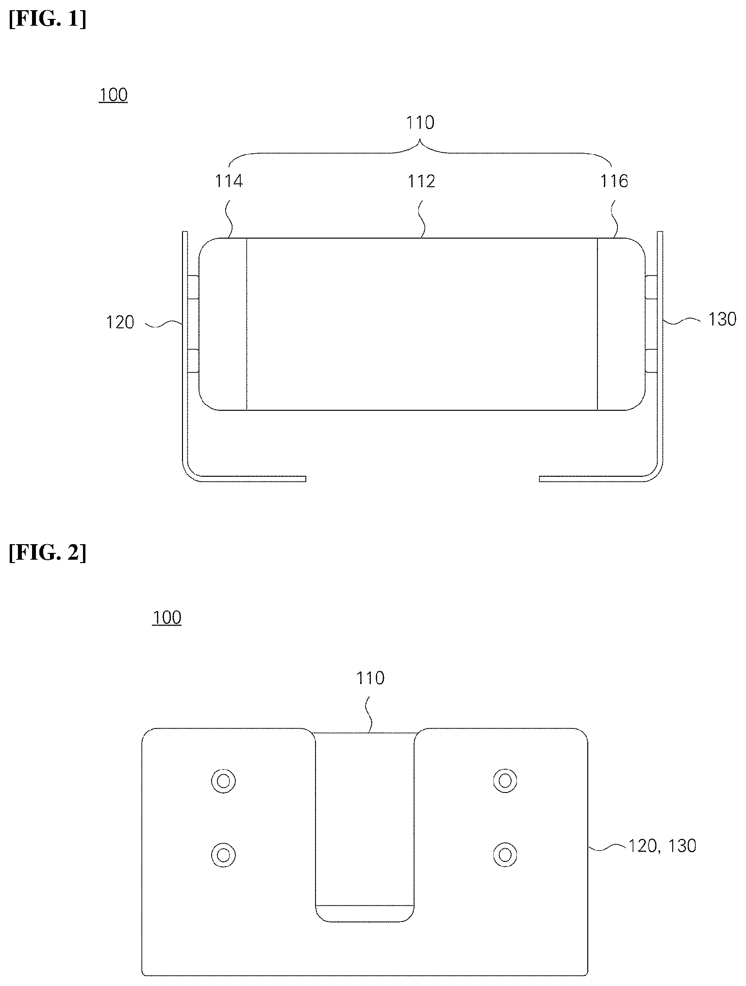 Patent US12592344 Figure 1 – Stacked ceramic capacitor package for electronic device