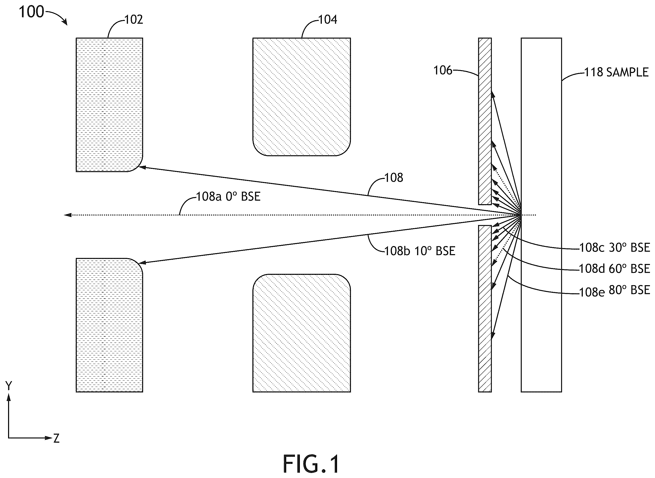 Patent US12592357 — System and method for multi-beam electron microscopy using a detector array — Figure 1