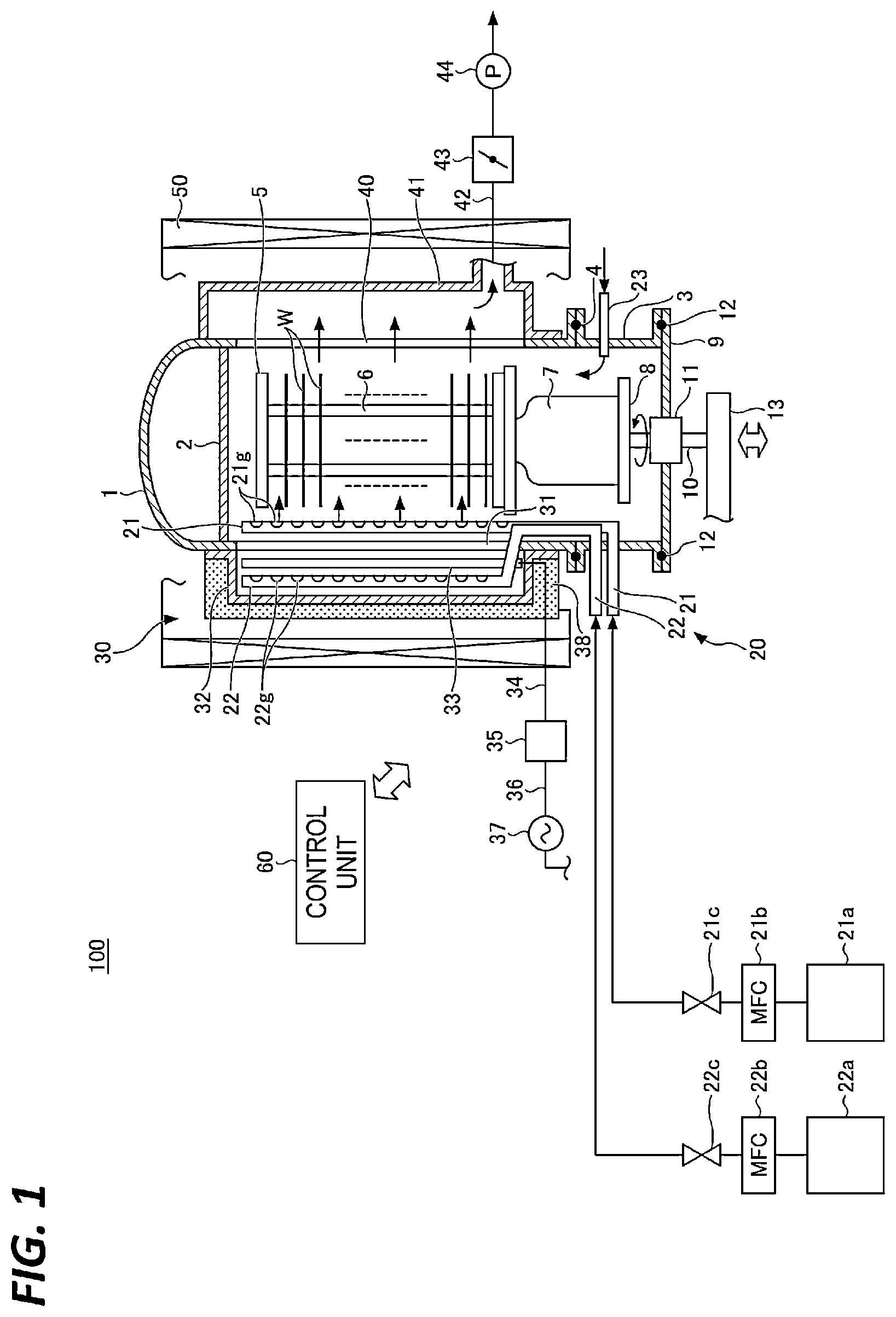 Patent US12592362 Figure 1 – Plasma processing apparatus