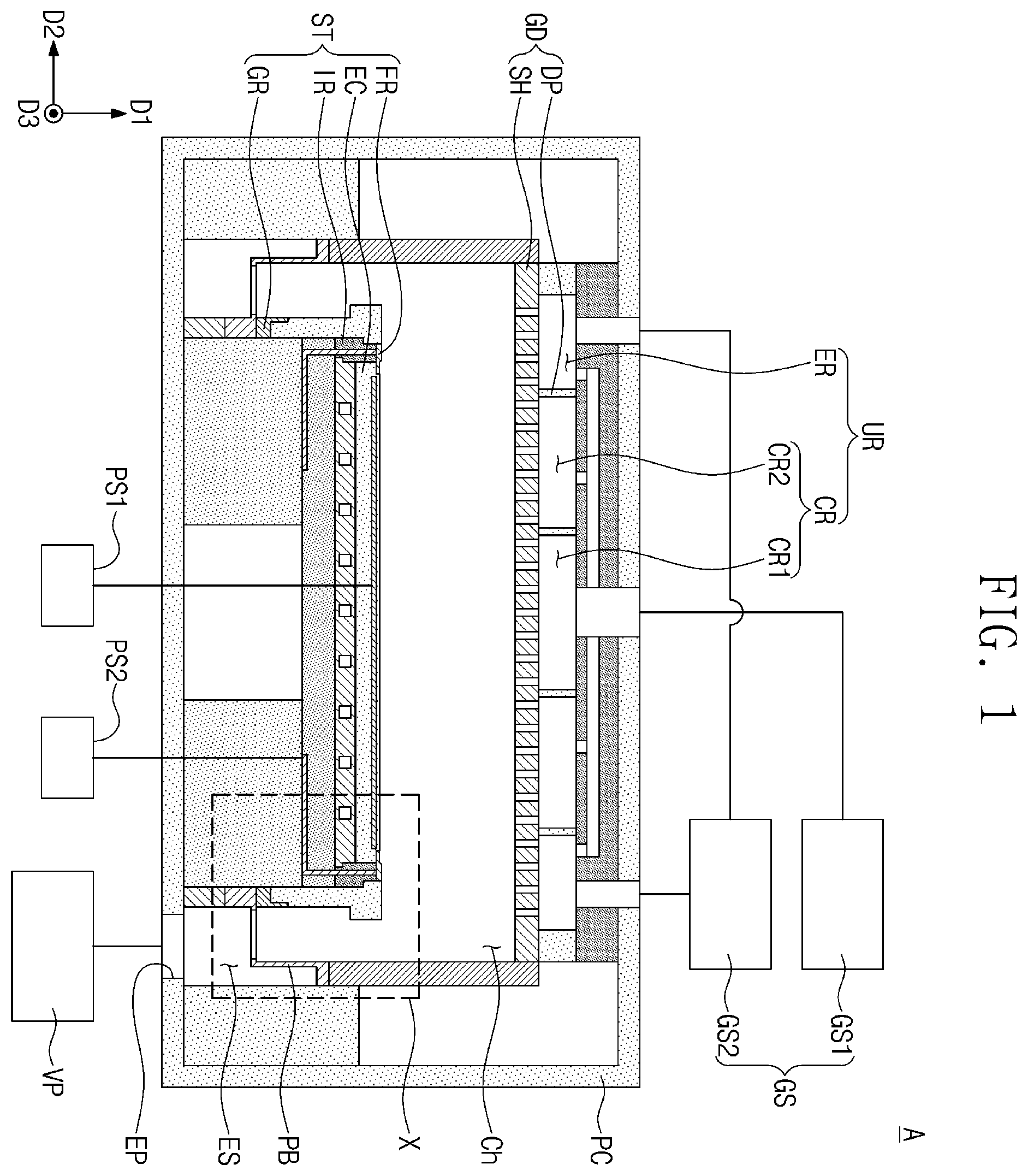 Patent US12592366 — Substrate processing apparatus and substrate processing method using the same — Figure 1