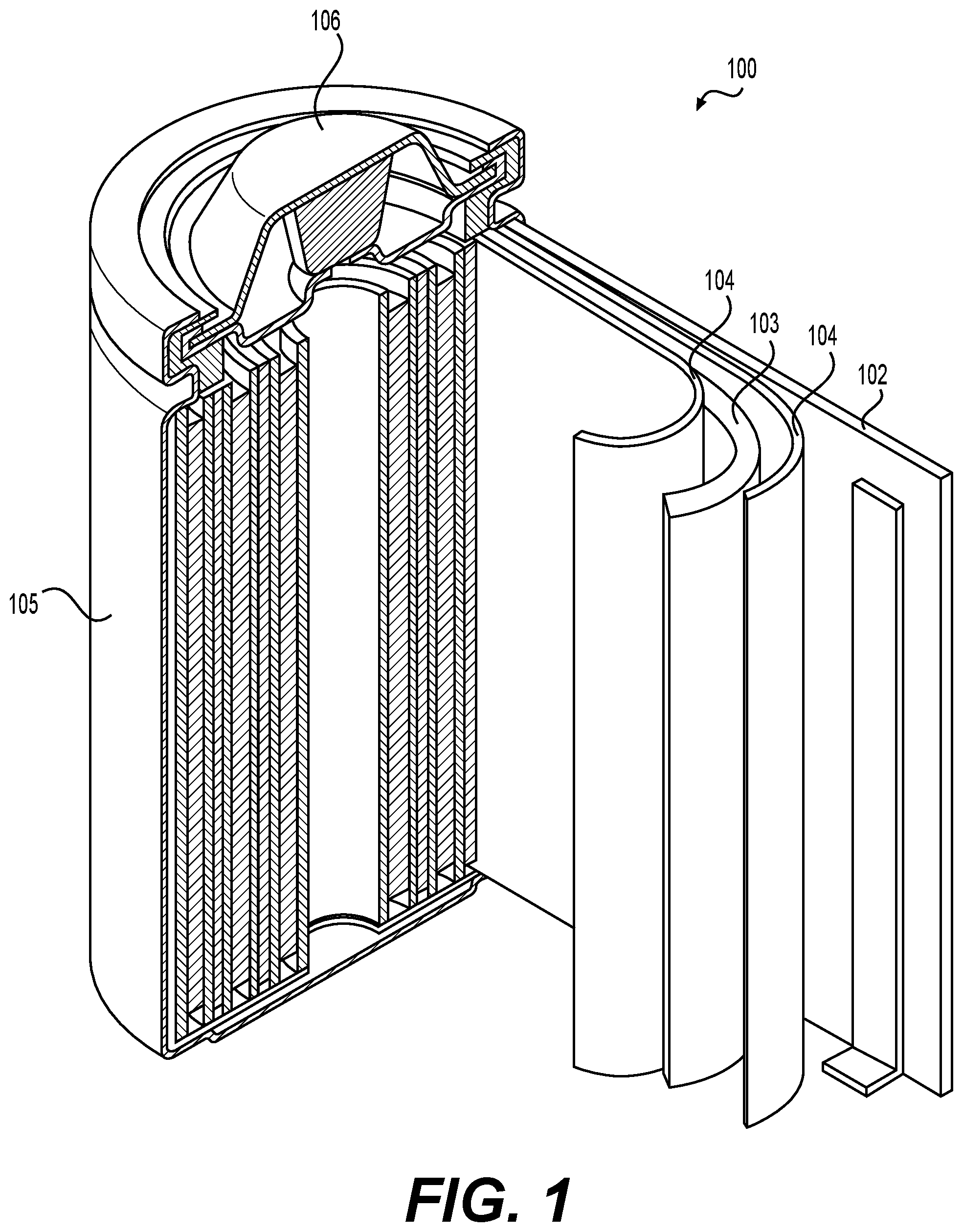 Patent US12592380 Figure 1 – Battery electrode composition comprising carbon and silicon with specific properties for superior performance
