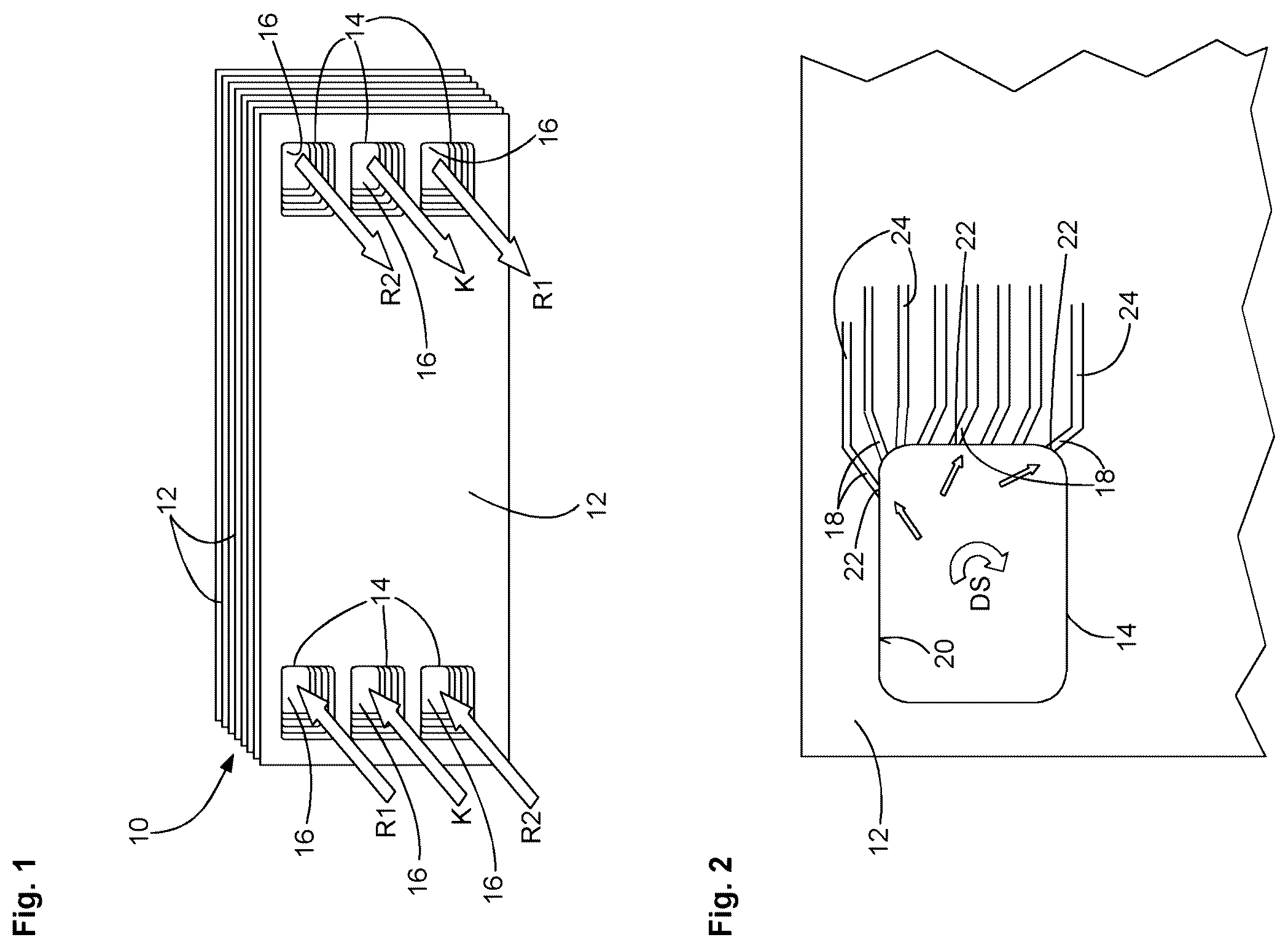 Patent US12592399 — Bipolar plate having inclined inflow duct portions for a fuel cell stack, fuel cell system and motor vehicle — Figure 1