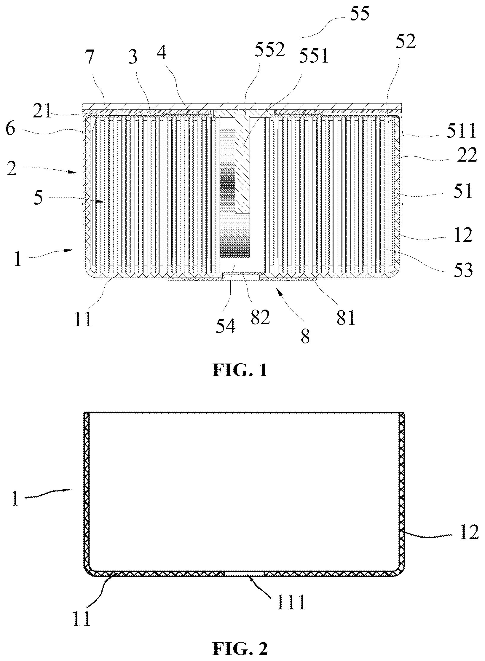 Patent US12592438 Figure 1 – Electronic device and manufacturing method therefor