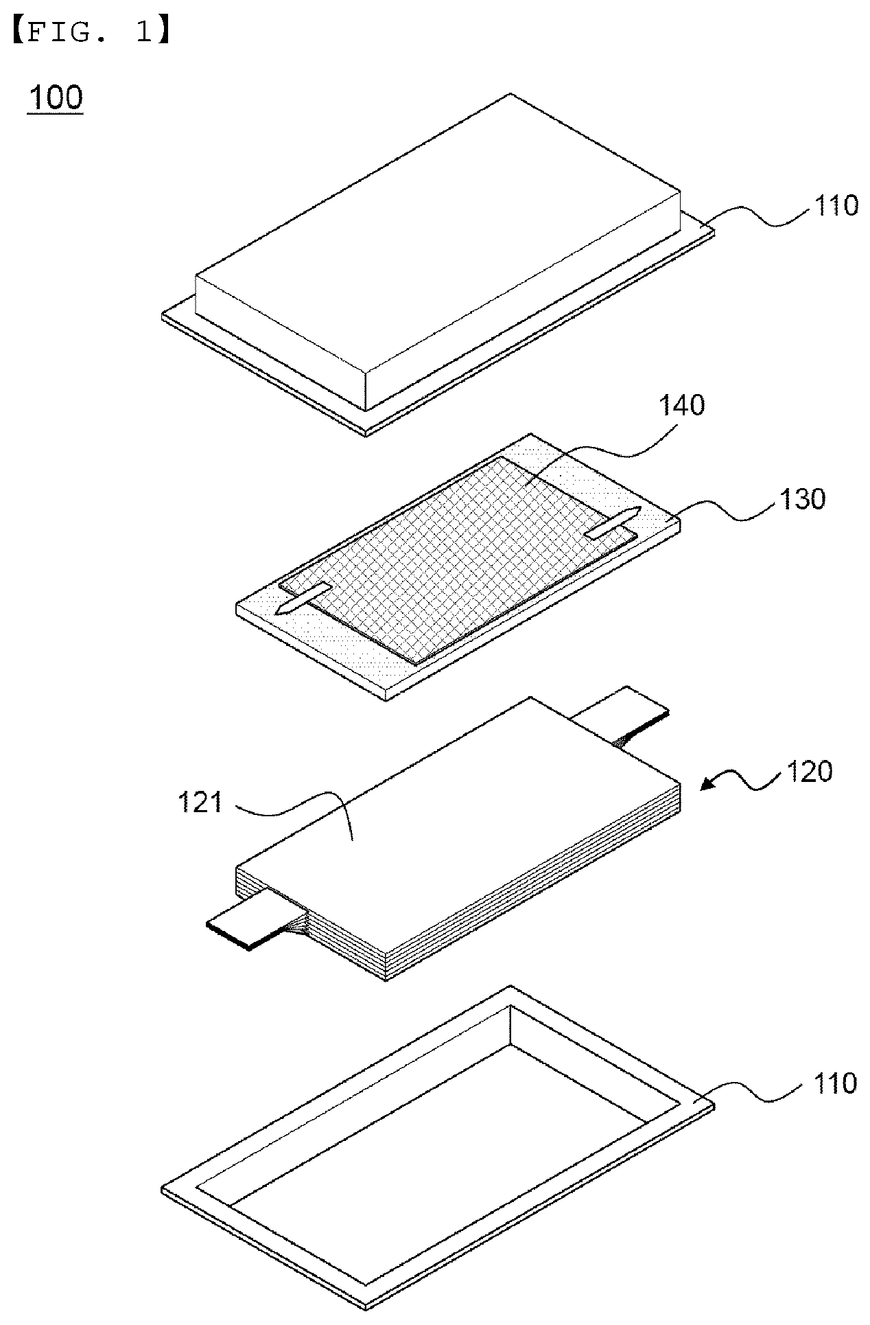 Patent US12592462 — Pouch-shaped battery cell configured such that replenishment of electrolytic solution is possible — Figure 1