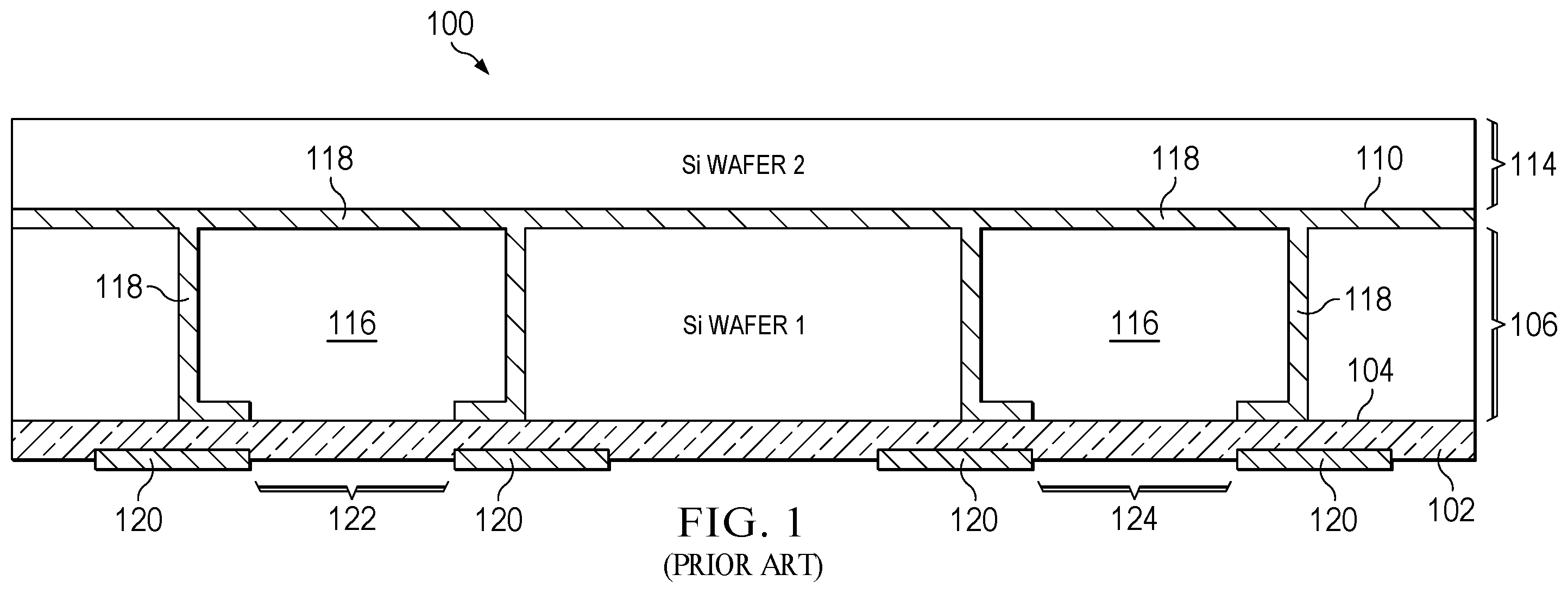 Patent US12592468 Figure 1 – Quantum-based sensor having a hollow electromagnetic waveguide with non-metallic interior walls