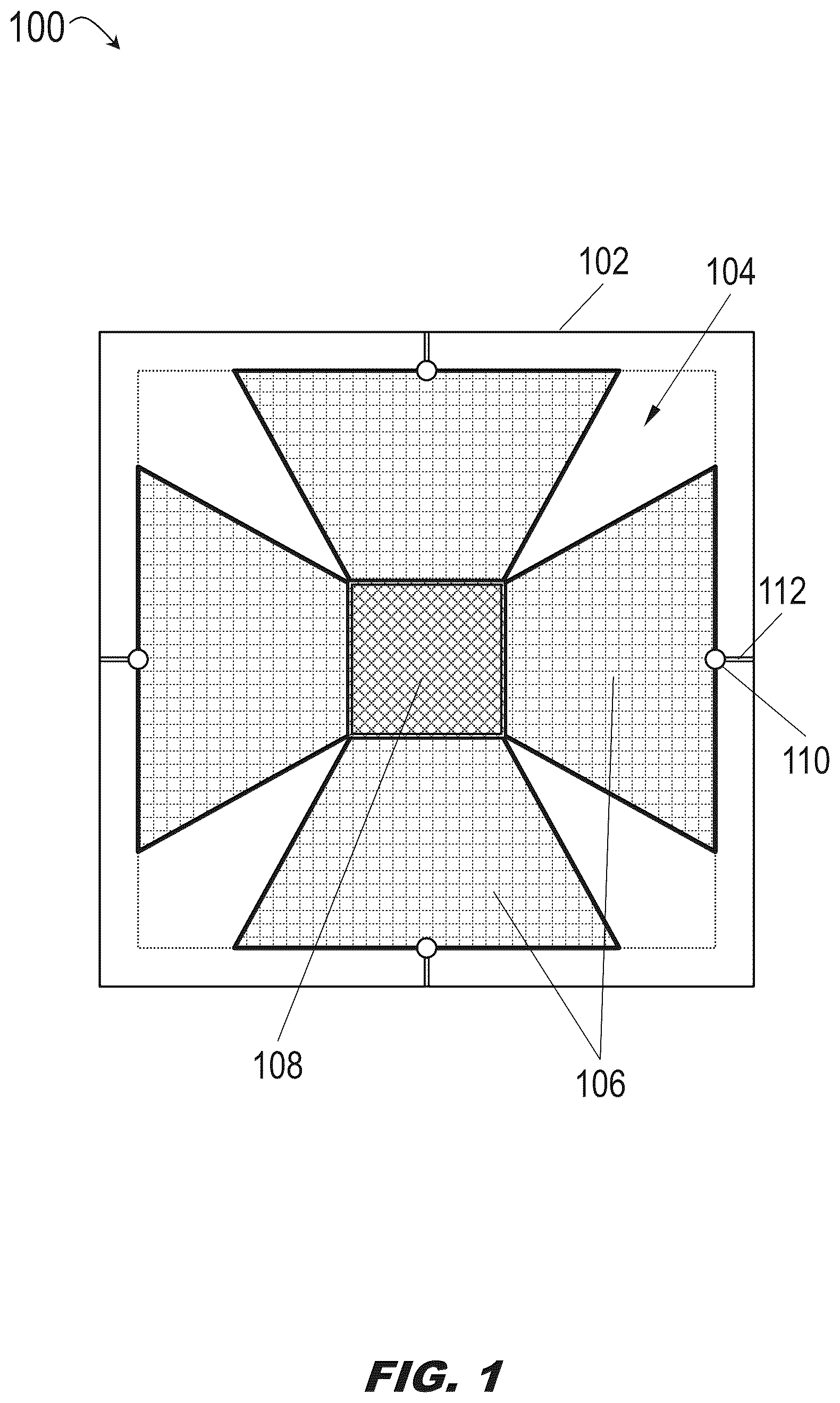 Patent US12592484 — Rapid-deployment hemispherical active electronically scanned array (AESA) for mobile satellite communication (satcom) operations — Figure 1